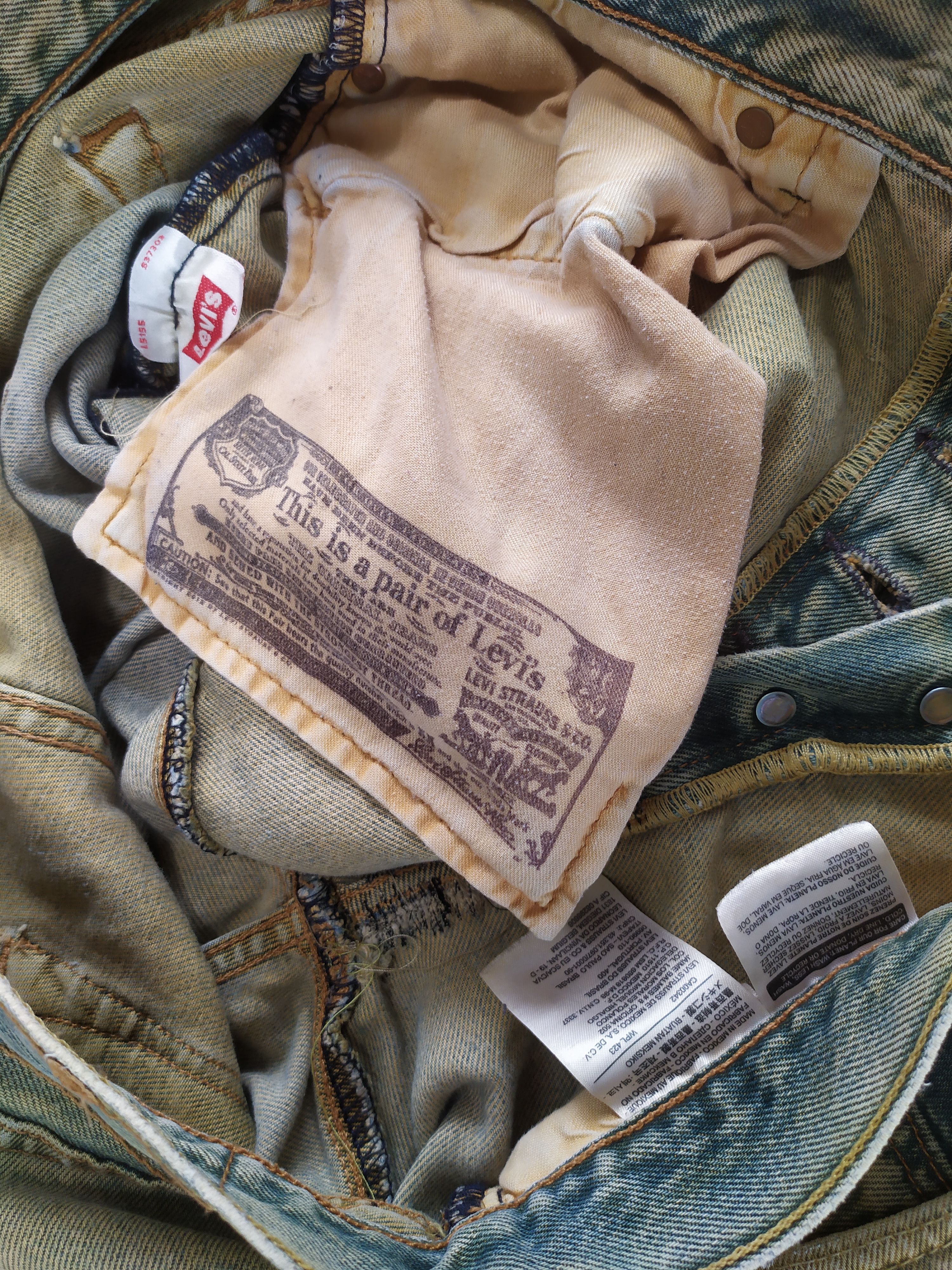 Levi's × Levi's Vintage Clothing Vintage Levi's 501 Mudwash Denim Size US 35 - 13 Thumbnail