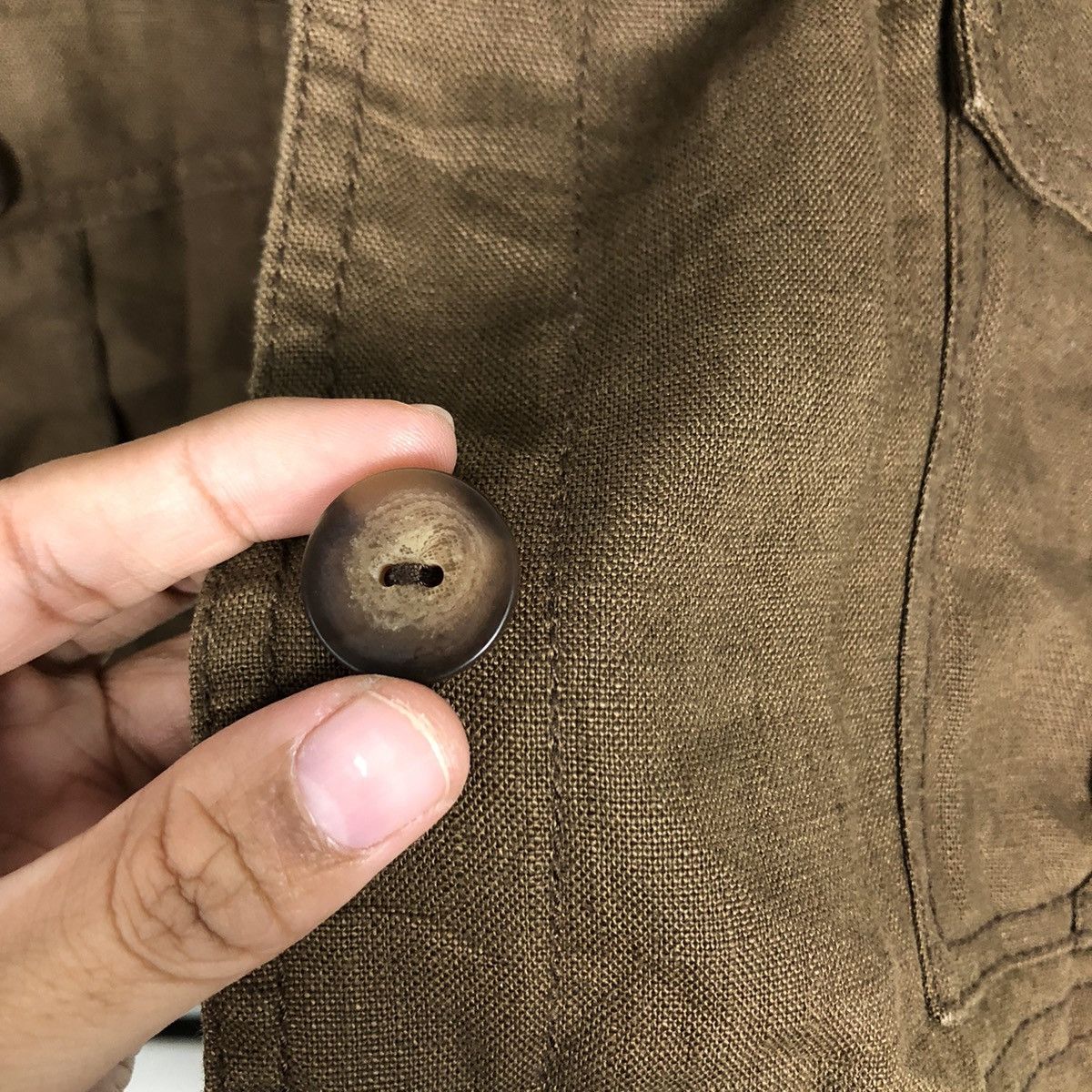 Japanese Brand × Vintage 📌Rich Brown Chore Work Jacket Eddie Bauer Issey Miyake Size US L / EU 52-54 / 3 - 18 Thumbnail