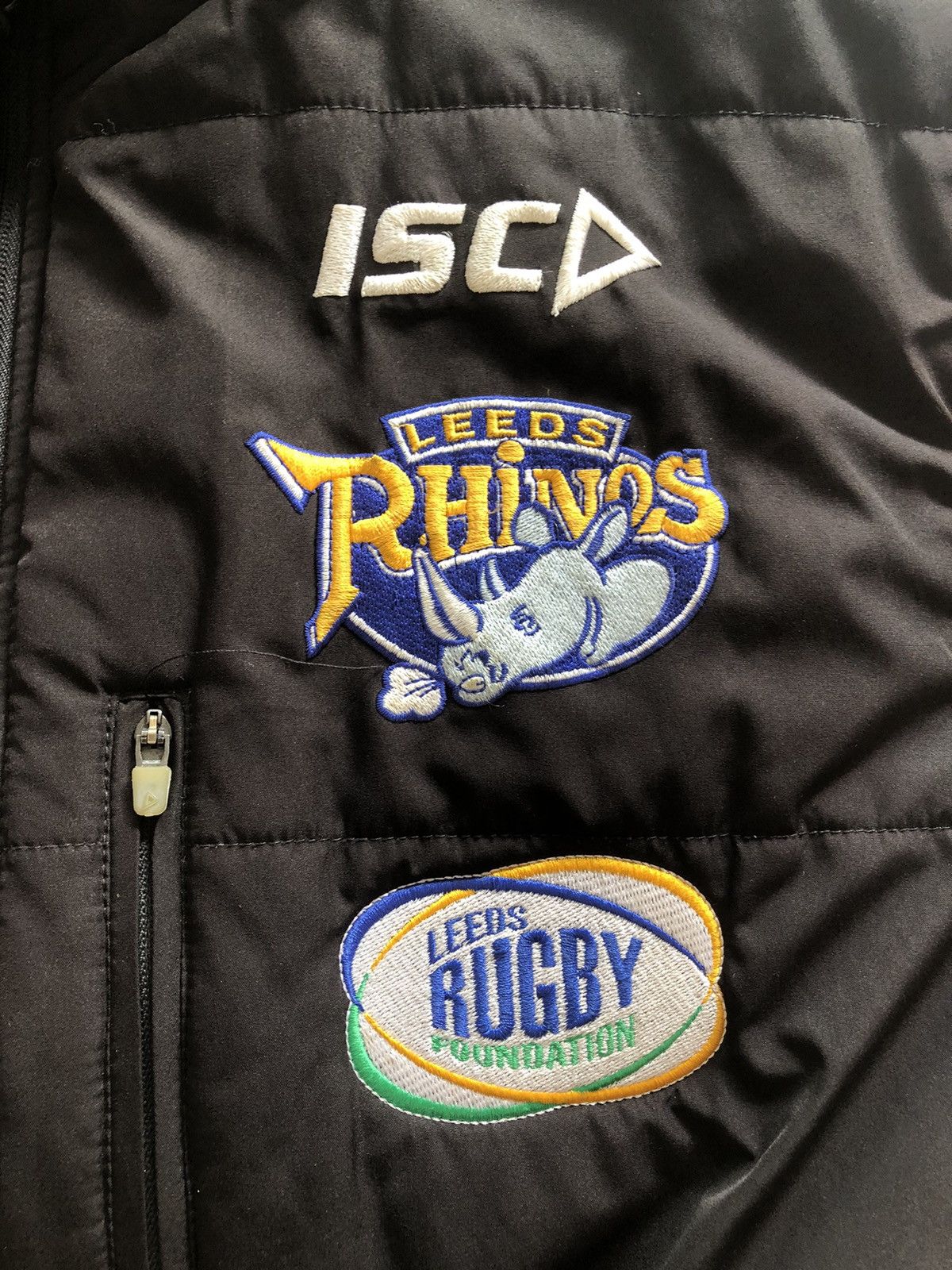 Vintage LEEDS RUGBY RHINOS VINTAGE ENGLAND PARKA SPORT JACKET Size US M / EU 48-50 / 2 - 3 Thumbnail
