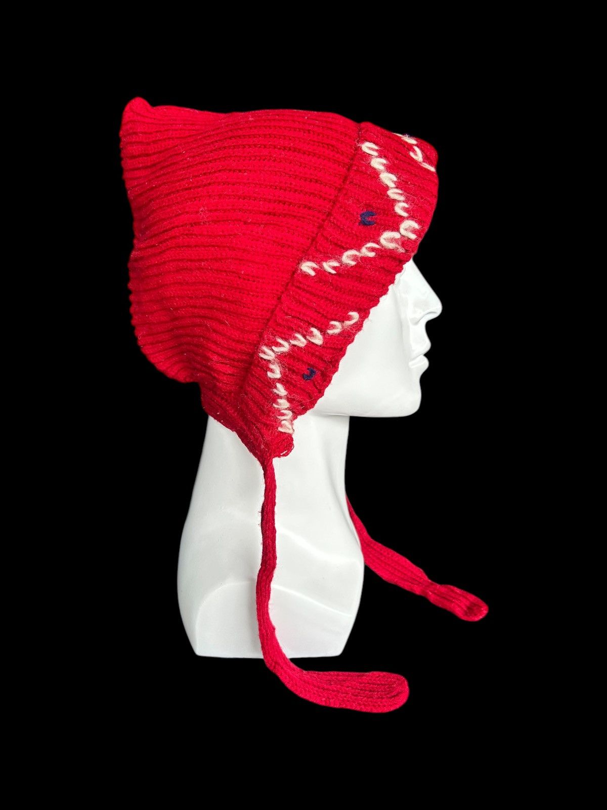 Japanese Brand × Kapital × Vintage Vtg Japanese Style Beanie Mohawk Handmade Rare☠️☠️ Size ONE SIZE - 4 Thumbnail