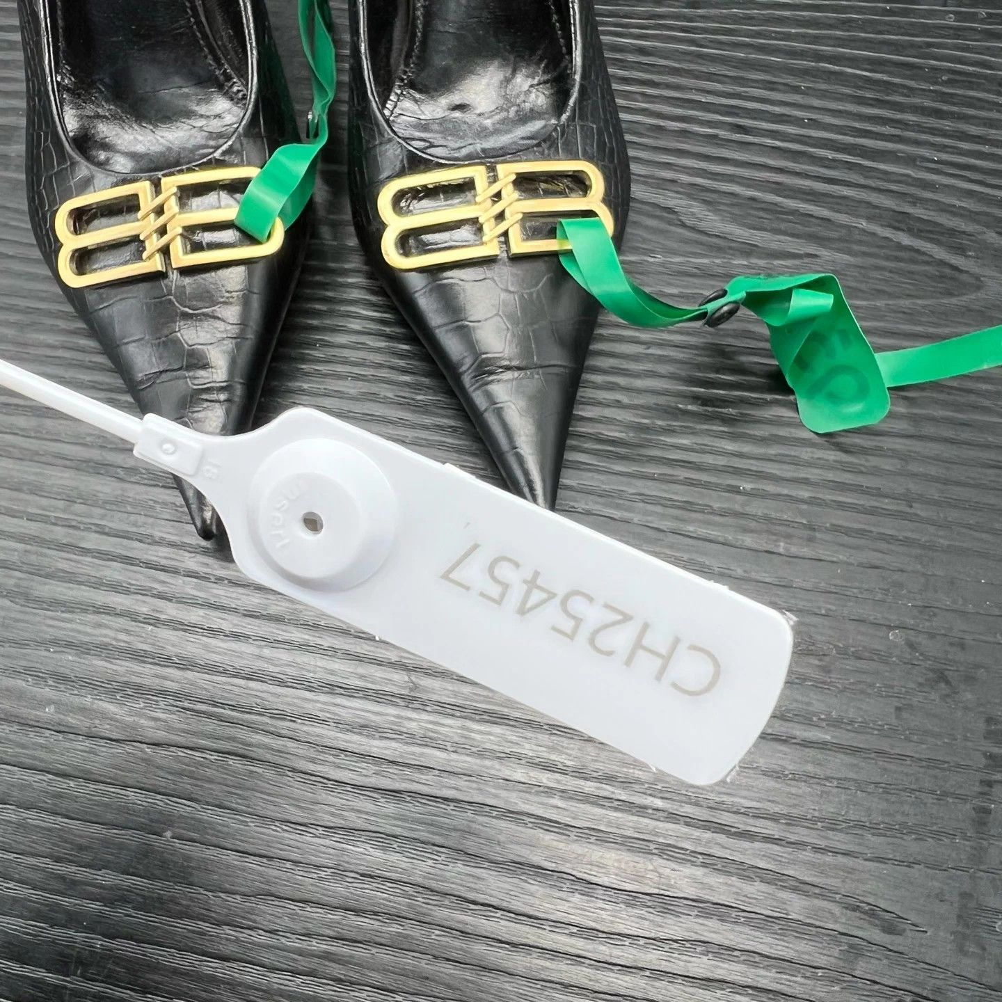 Balenciaga Balenciaga Knife Croc Embossed Heels 40 with Box Size US 9 / IT 39 - 9 Thumbnail