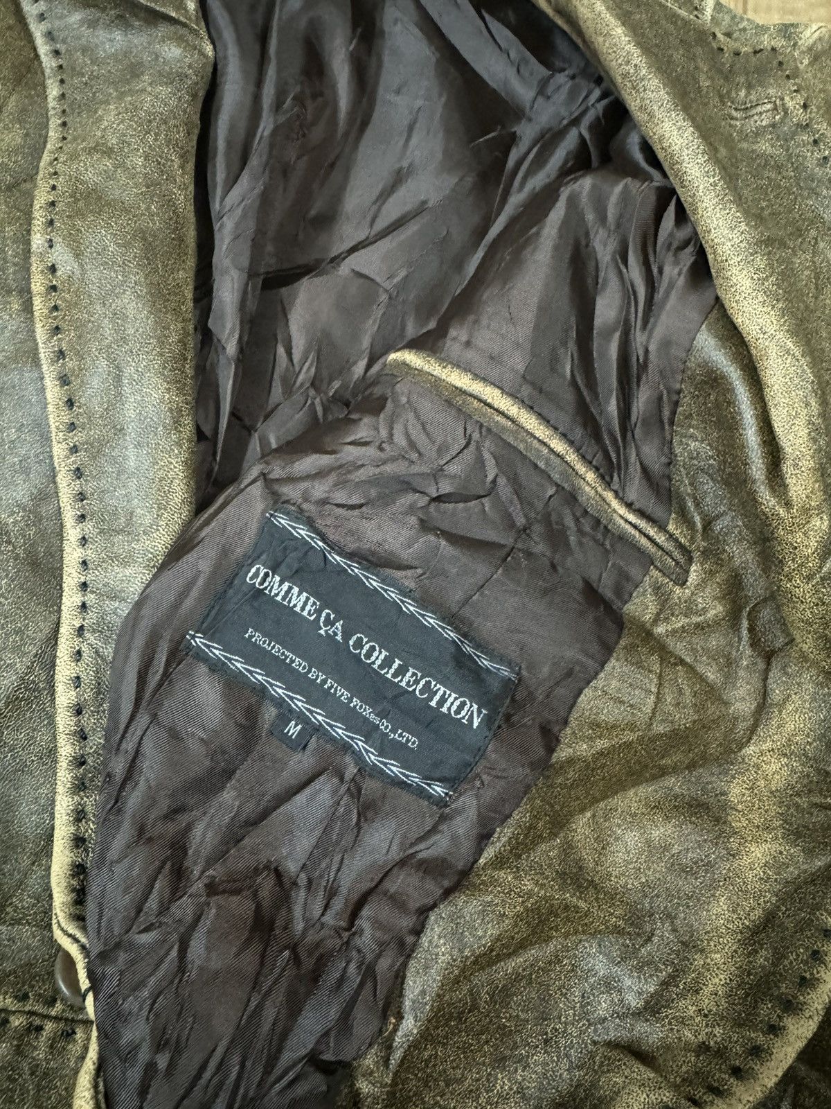 Comme Ca Ism COMME CA LEATHER JACKET Size US L / EU 52-54 / 3 - 3 Thumbnail