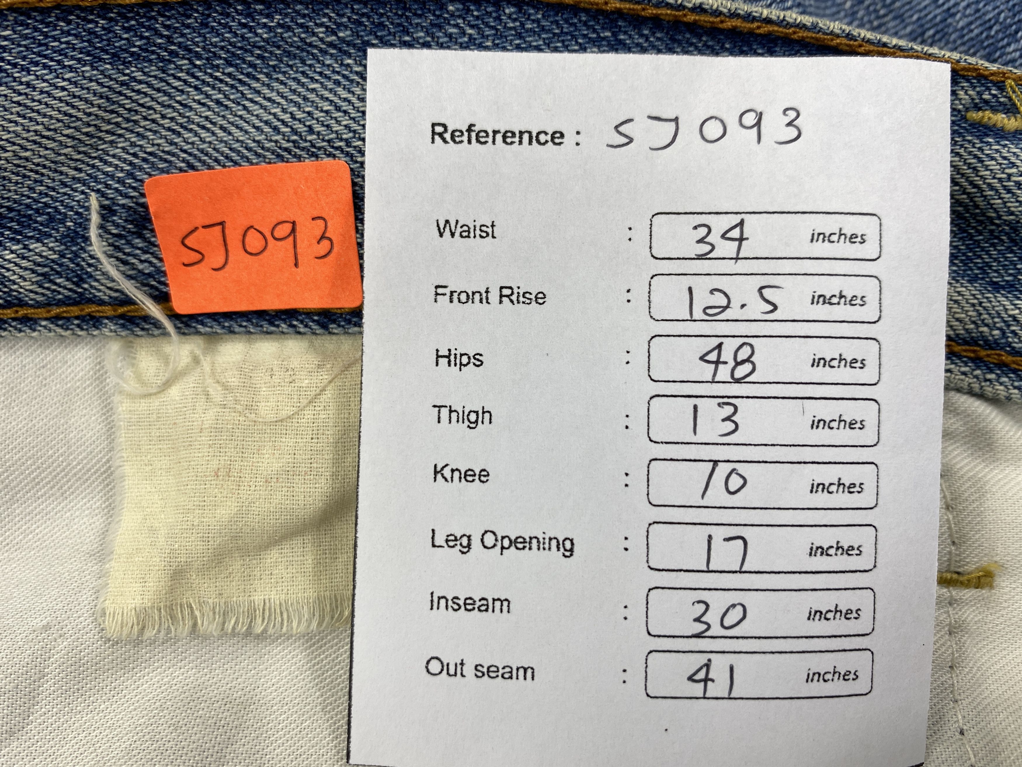 Levi's Dirty Used Blue Vintage Levi's 503 34x30 Denim -SJ093 Size US 34 / EU 50 - 8 Thumbnail