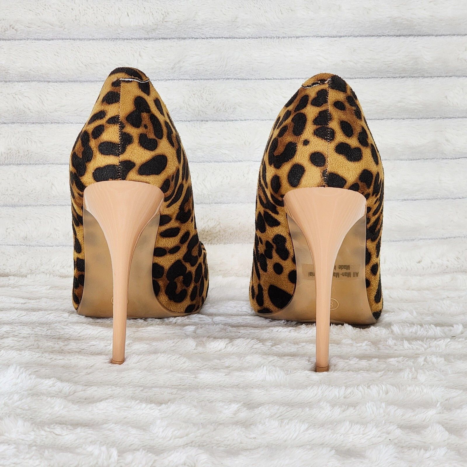 Other Fabio Leopard 4.5" High Heel Shoes Pointy Toe Pumps sizes 8 Size US 9 / IT 39 - 3 Thumbnail