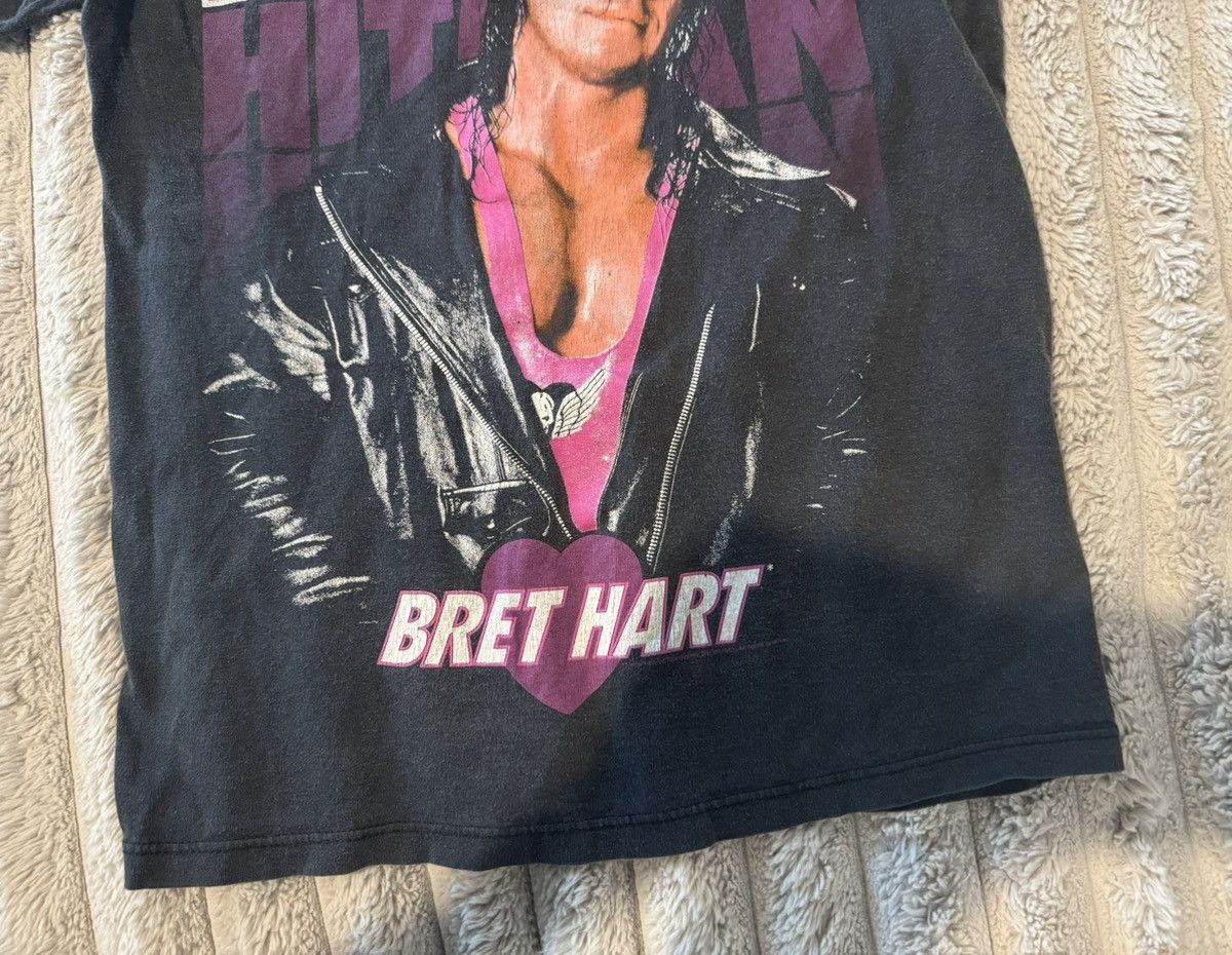 WWF RARE 90s bret hart the hitman 1993 wrestling thrash sunfaded Size US S / EU 44-46 / 1 - 10 Thumbnail