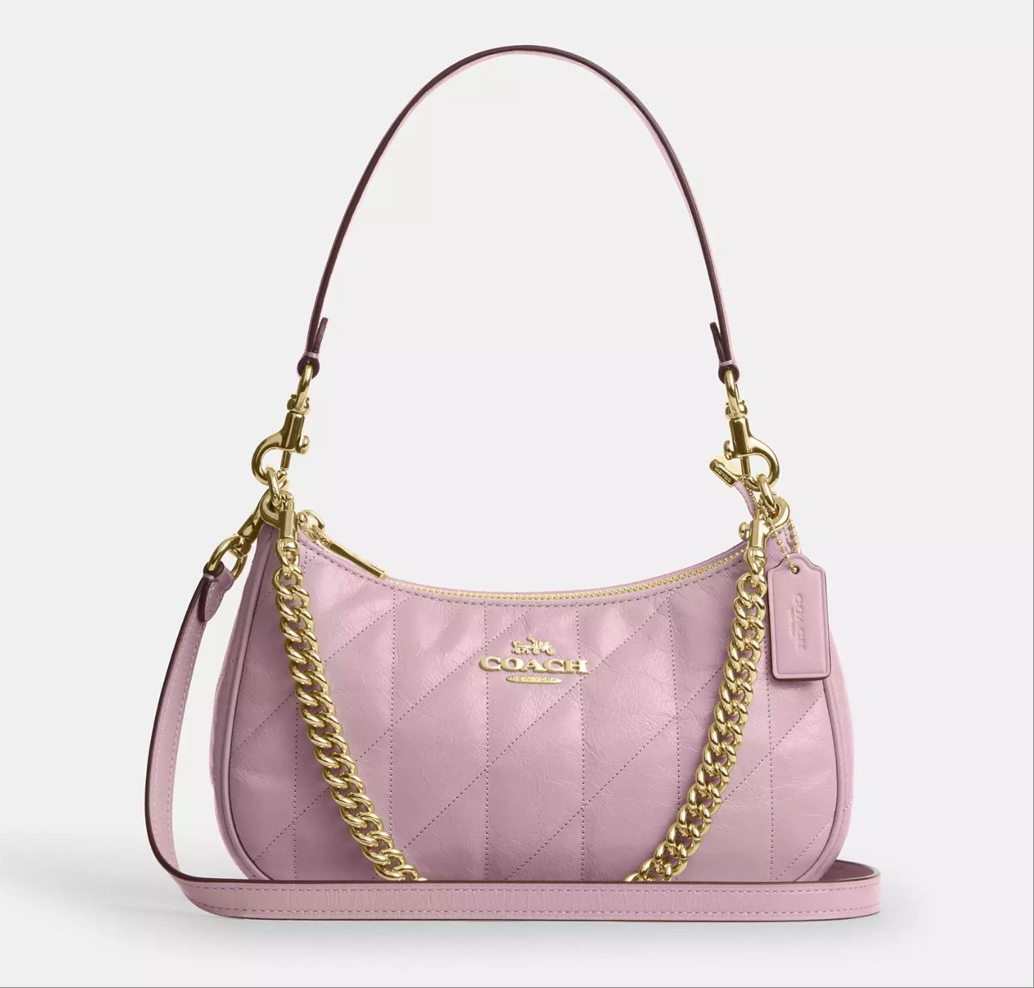 Coach NWT Coach Teri Shoulder Bag With Quilting CDY83 Size ONE SIZE - 11 Thumbnail