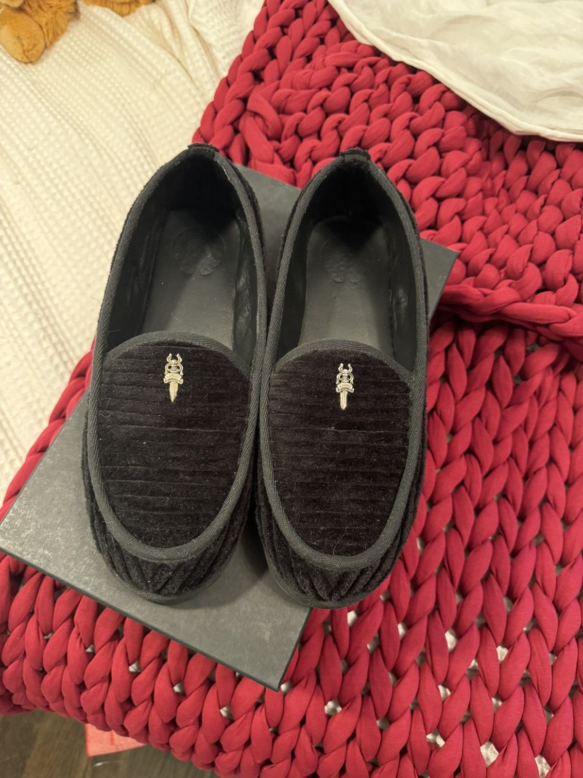 Chrome Hearts Chrome Hearts Cord Slippers Size US 10.5 / EU 43-44 - 2 Thumbnail