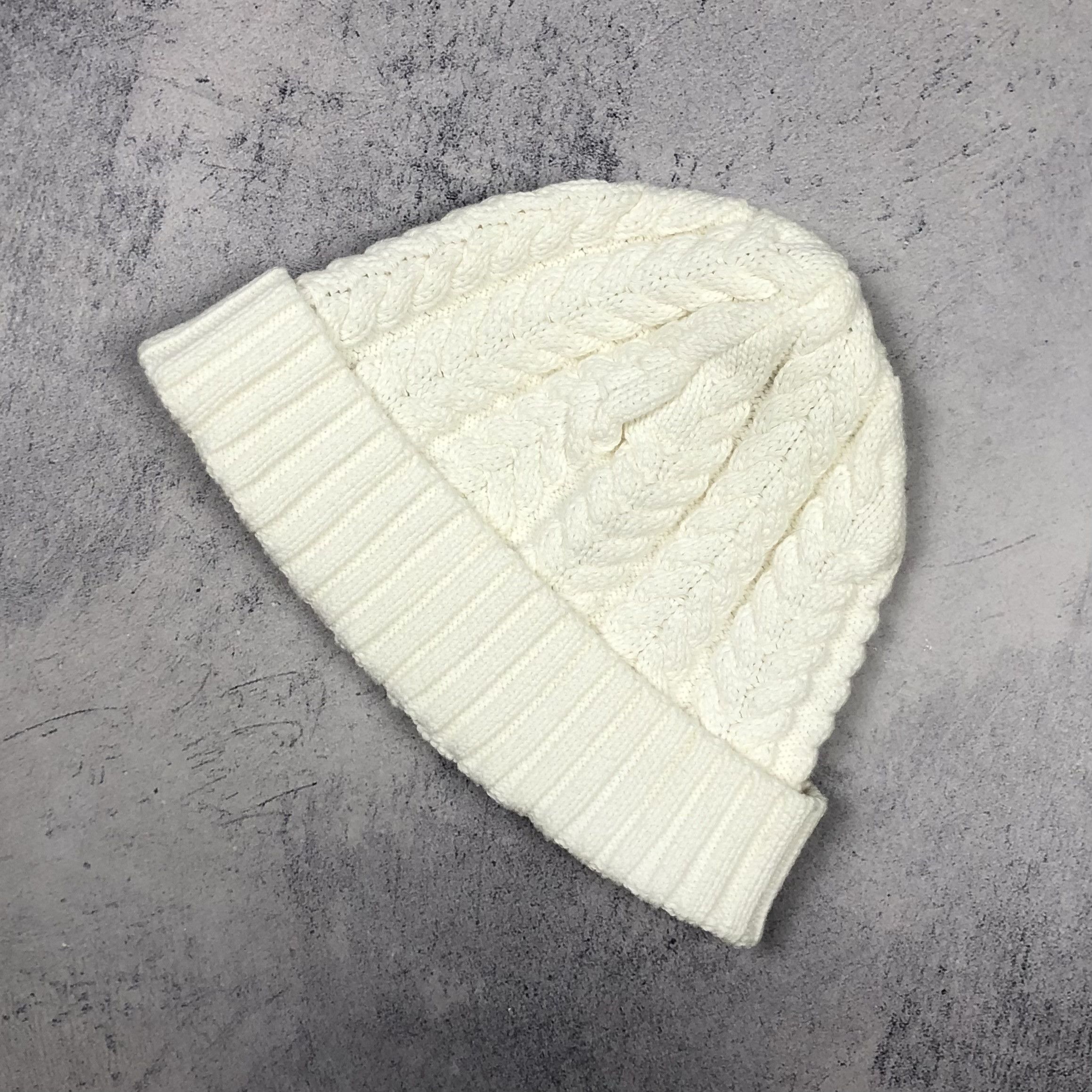 Burberry Burberry Cable Knit Beanie Hat Nova Check Plaid Tag Size ONE SIZE - 4 Thumbnail