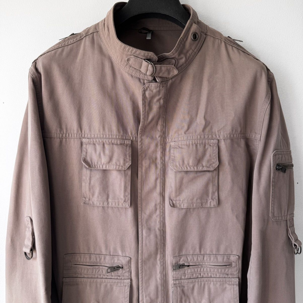 Dior Dior Homme SS2006 Khaki Cotton M65 Military Safari Jacket Size US L / EU 52-54 / 3 - 2 Thumbnail