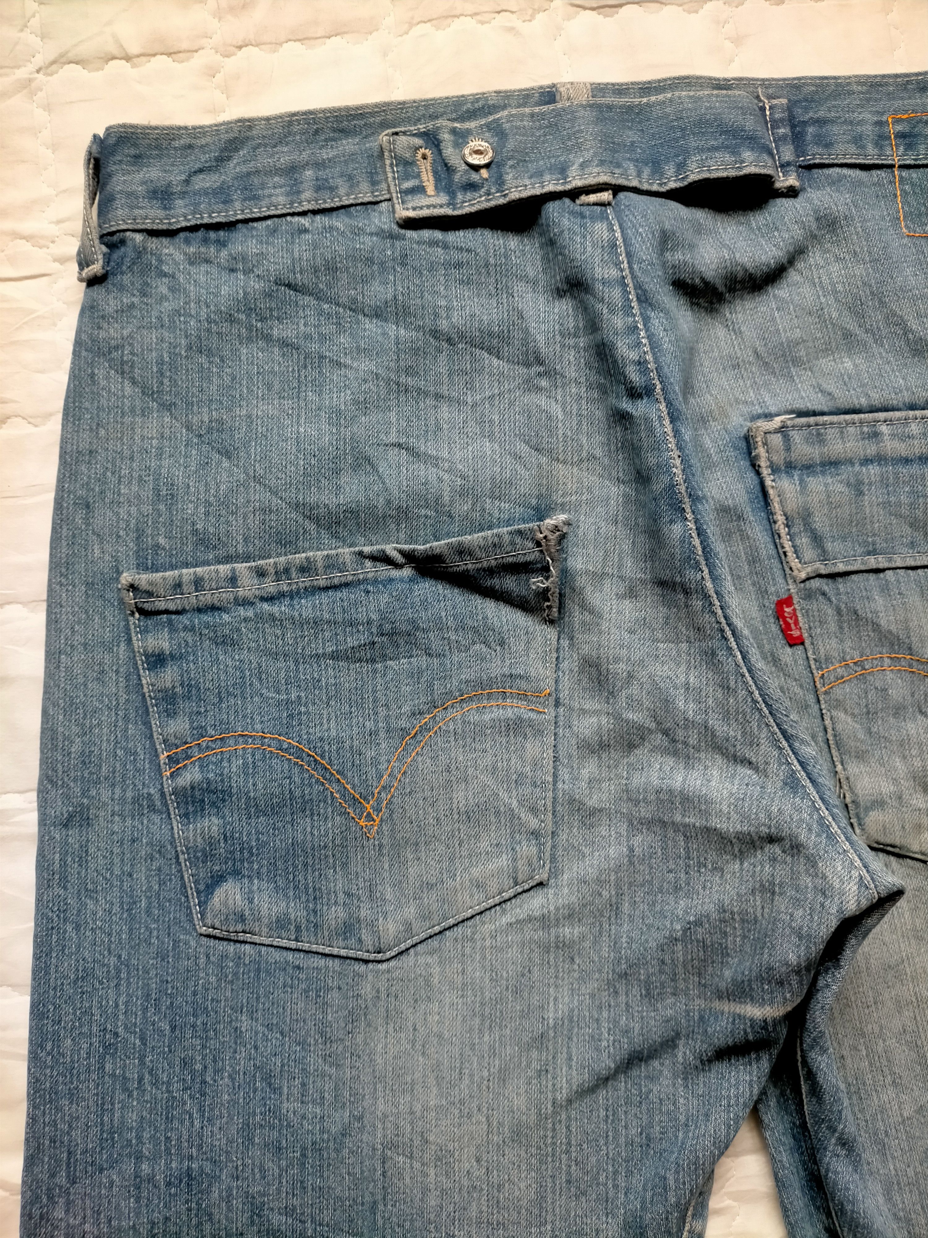 Levi's Vintage Clothing Vintage 90s Levis Engineering Denim pants Size US 33 - 11 Thumbnail