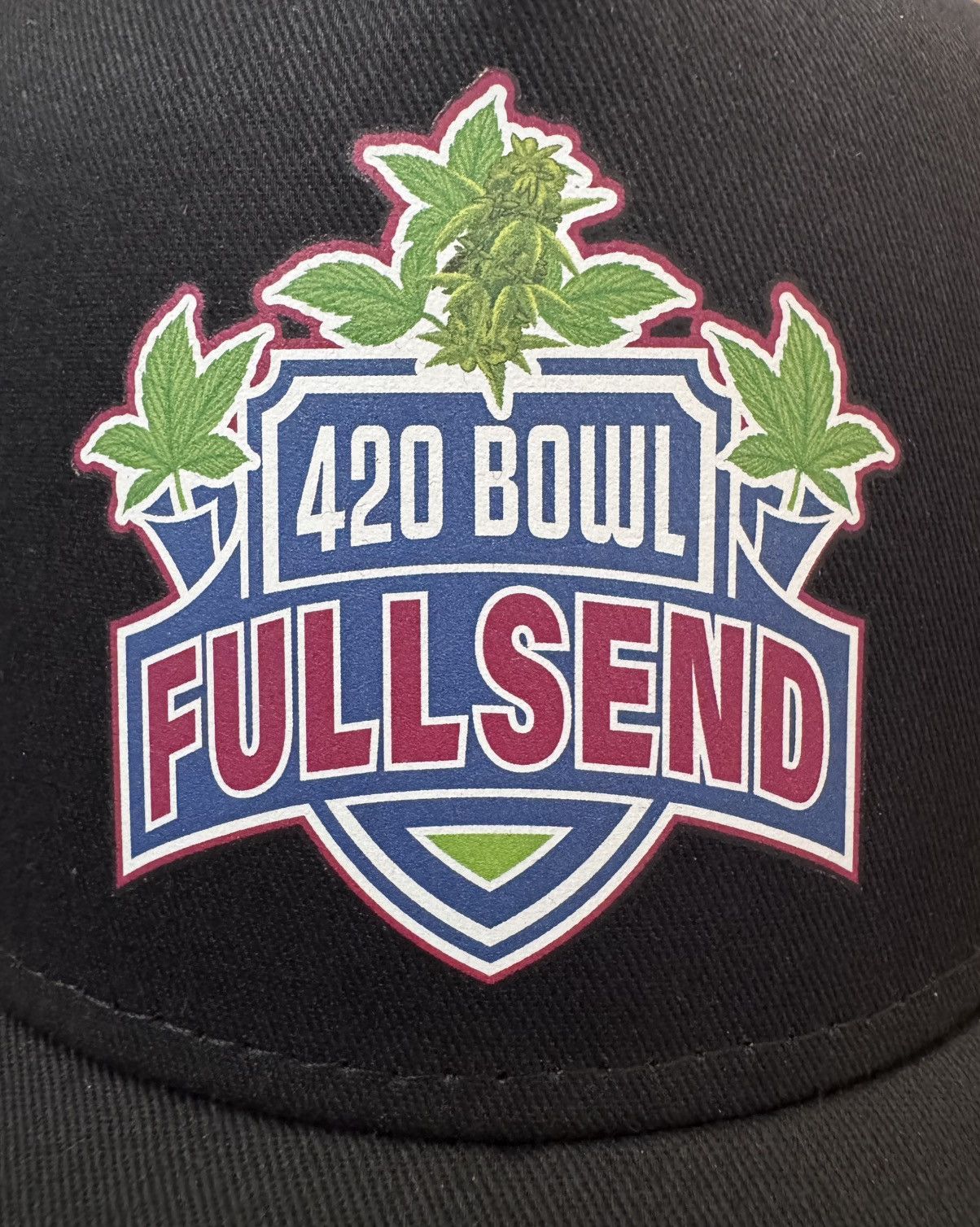 Full Send Nelk Boys Full Send 420 Bowl Trucker Hat Black Size ONE SIZE - 10 Thumbnail