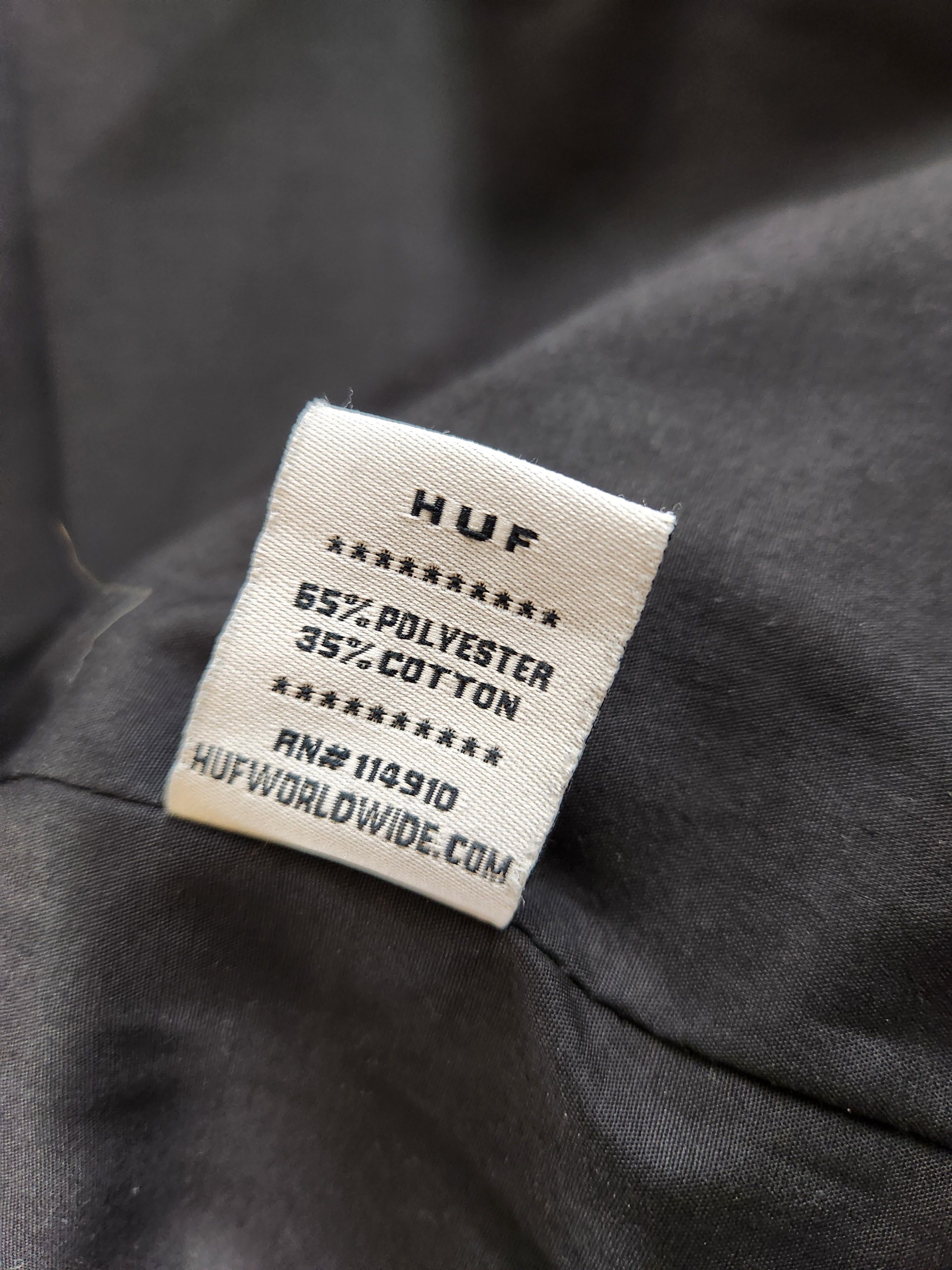 Huf Black M-65 Military Style 3/4 Length Coat L Size US L / EU 52-54 / 3 - 13 Thumbnail