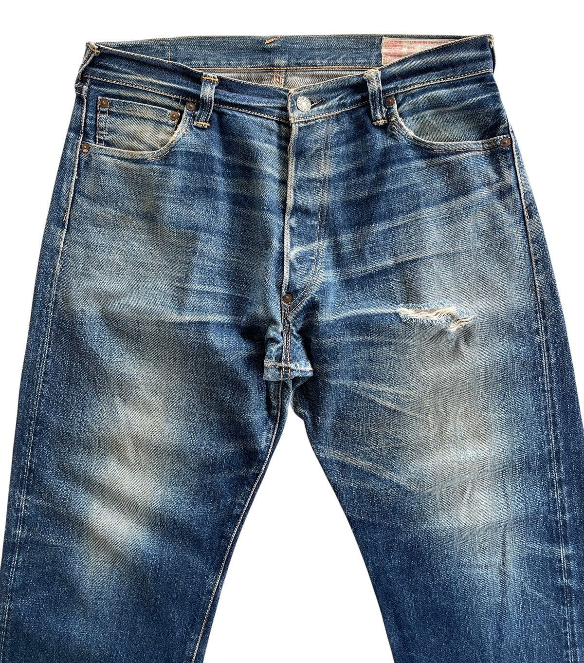 Evisu Evisu Daicock Distressed Selvedge Denim Size US 34 / EU 50 - 4 Thumbnail