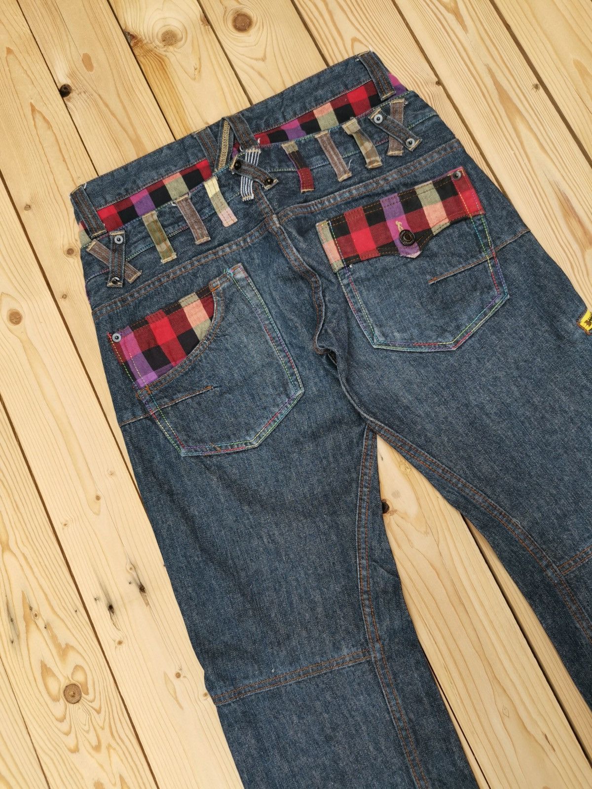 Hysteric Glamour DOMINATE HANDCRAFTED JEANS double waist punk goth ppfm style Size US 29 - 6 Thumbnail