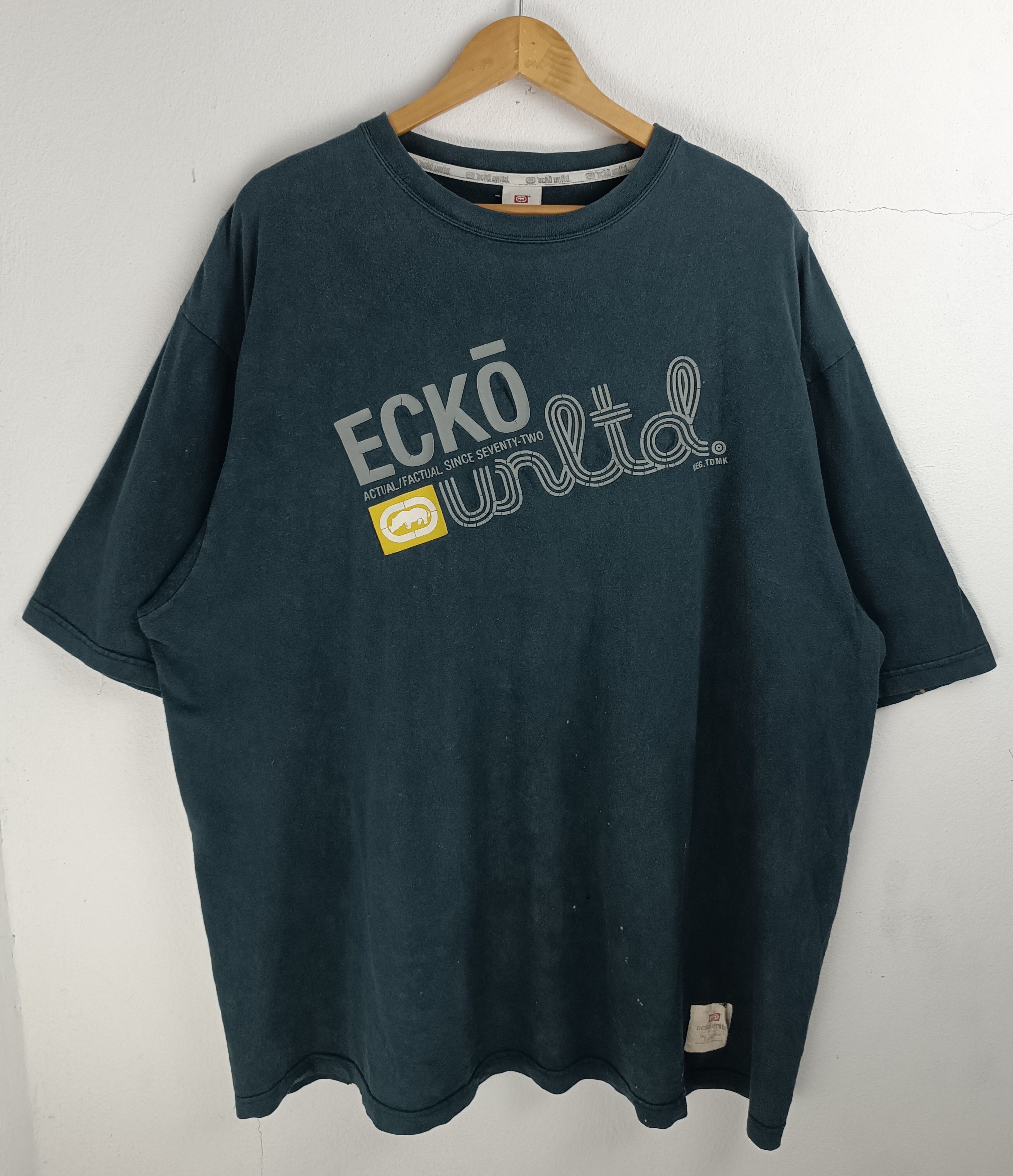 Ecko Unltd. THRASHED FADED VINTAGE Y2K ECKO UNLTD. TEE fubu edhardy dkny Size US XXL / EU 58 / 5 - 3 Thumbnail
