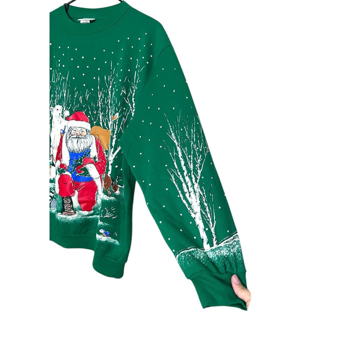 Other Vintage Holiday Time Santa Claus Winter Forest Crewneck Size Size M / US 6-8 / IT 42-44 - 4 Thumbnail