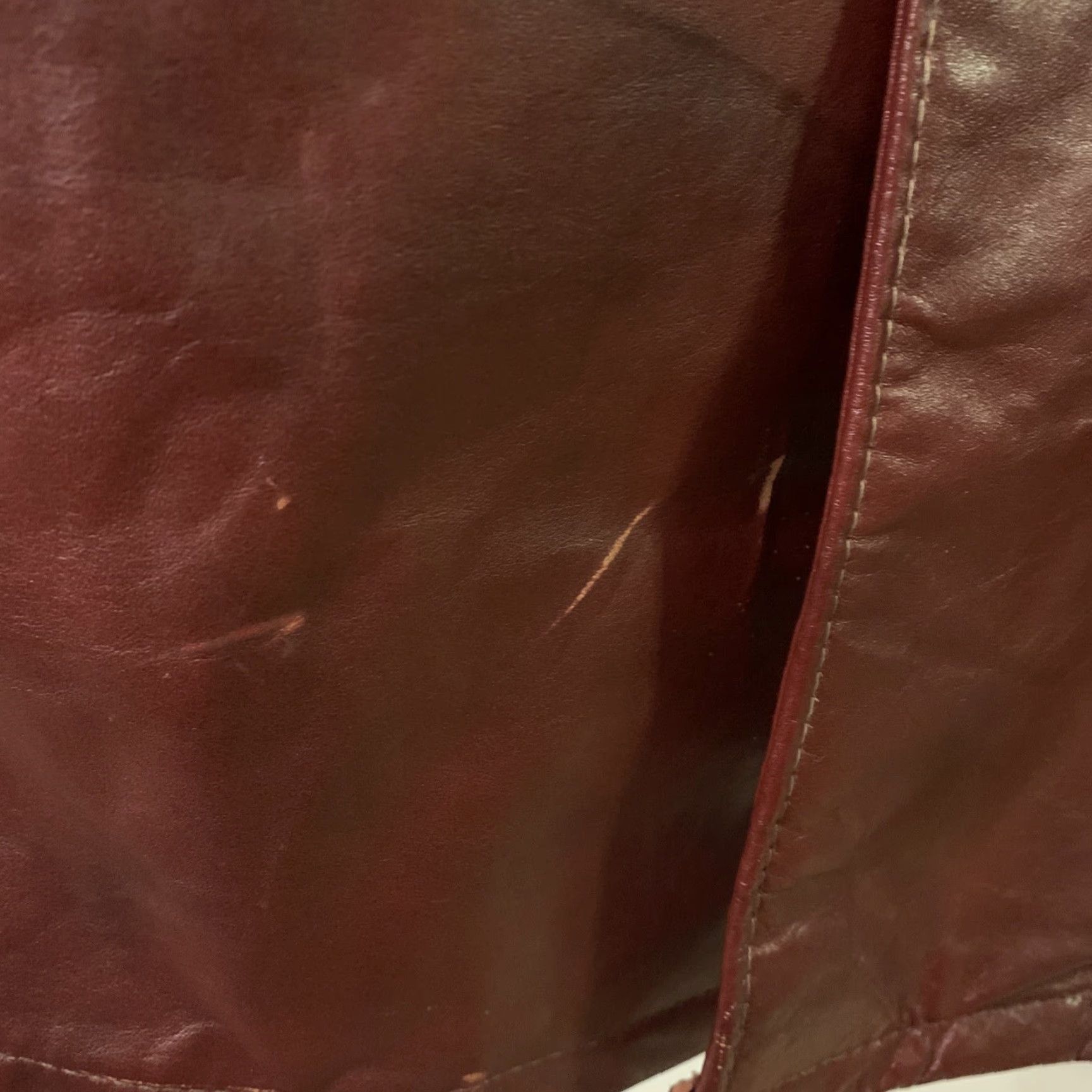 Vintage VINTAGE Leather Coat 3 Button Sherpa Lined Size 46L Men Brown Coat Mens Leather Coat 46-L 3-Button Sherpa Size US S / EU 44-46 / 1 - 2 Thumbnail