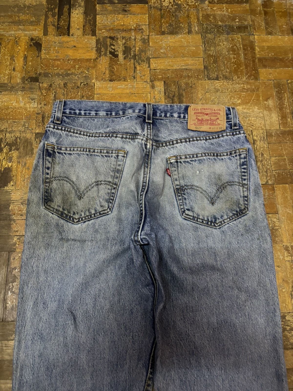 Jean × Levi's × Vintage Vintage Levis 505 Regular Fit Men Jeans (Size 32) Size US 32 / EU 48 - 11 Thumbnail