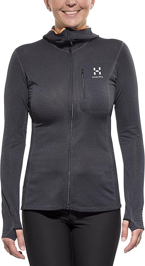 Haglofs Haglöfs L.I.M Power Dry Hood Polartec Fleece Full Zip Women Size XL / US 12-14 / IT 48-50 - 1 Thumbnail