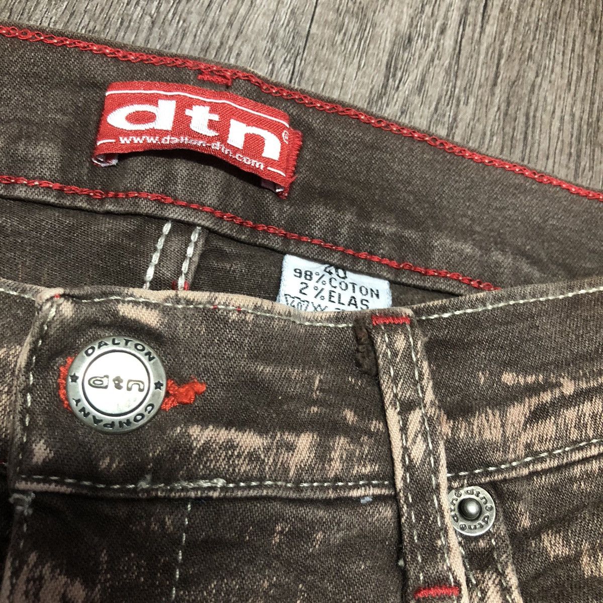 Designer × Japanese Brand VINTAGE DALTON GERMANY BERNING FLARE JEANS Size 27" / US 4 / IT 40 - 10 Thumbnail