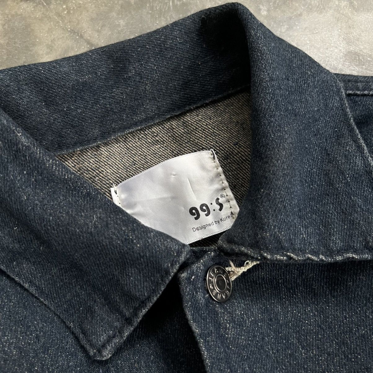 Japanese Brand 99:S Workwear Style Four Pocket Denim Chore Jacket Size US XL / EU 56 / 4 - 7 Thumbnail