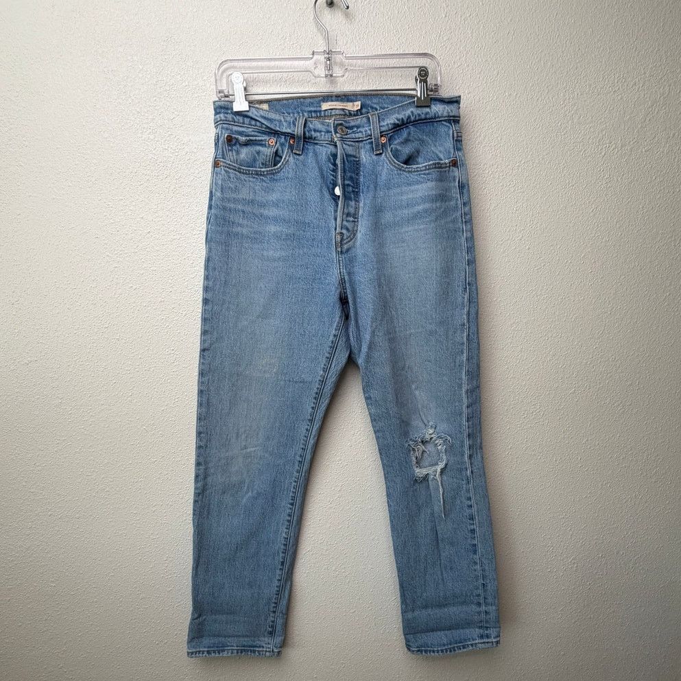 Levi's Levi's Wedgie Straight Button Fly Denim Jeans Women US 29 Size 29" - 1 Thumbnail