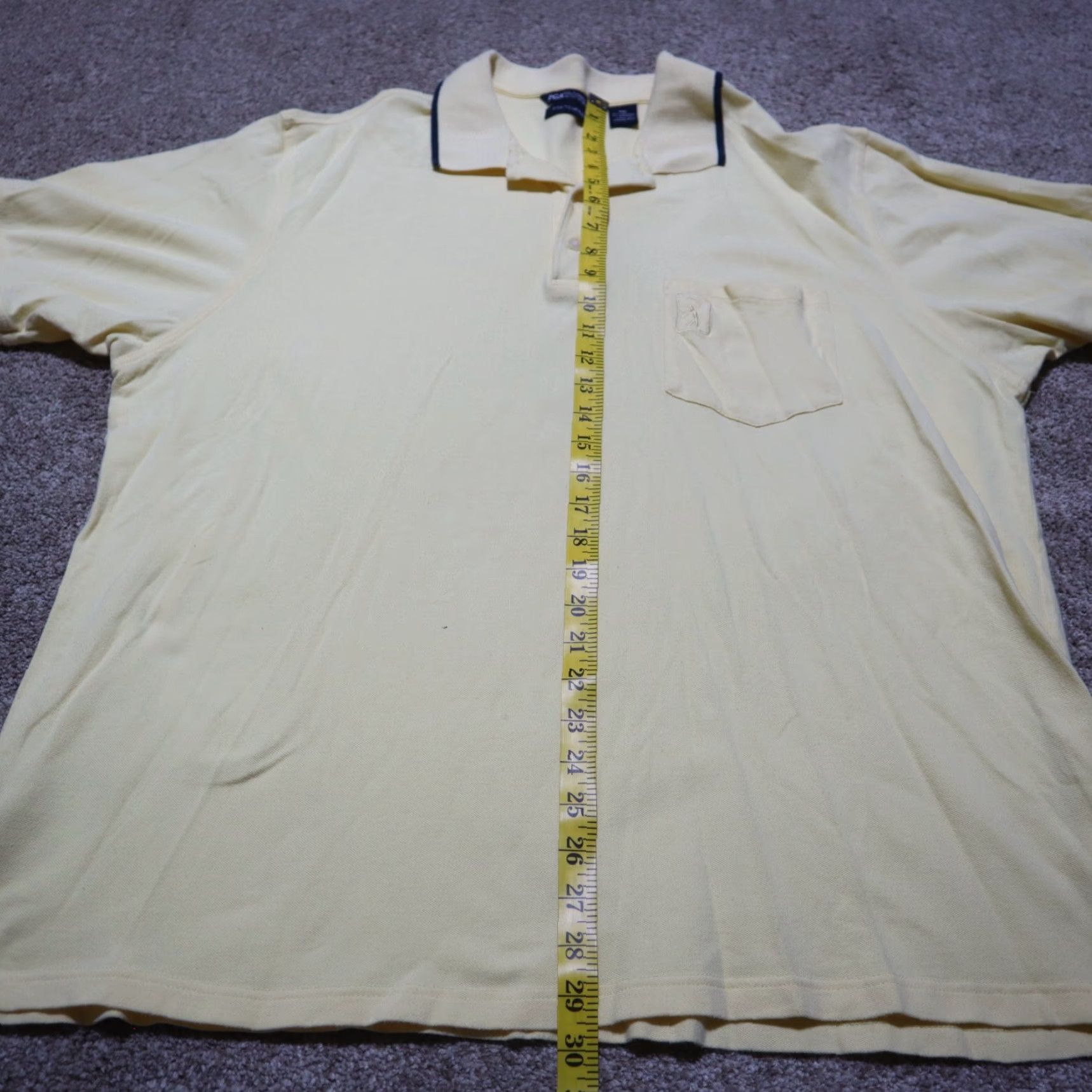 PGA Tour PGA TOUR Polo Shirt Adult 2XL Yellow Short Sleeve AIR FLEX Golf Shirt Mens Size US XXL / EU 58 / 5 - 6 Thumbnail