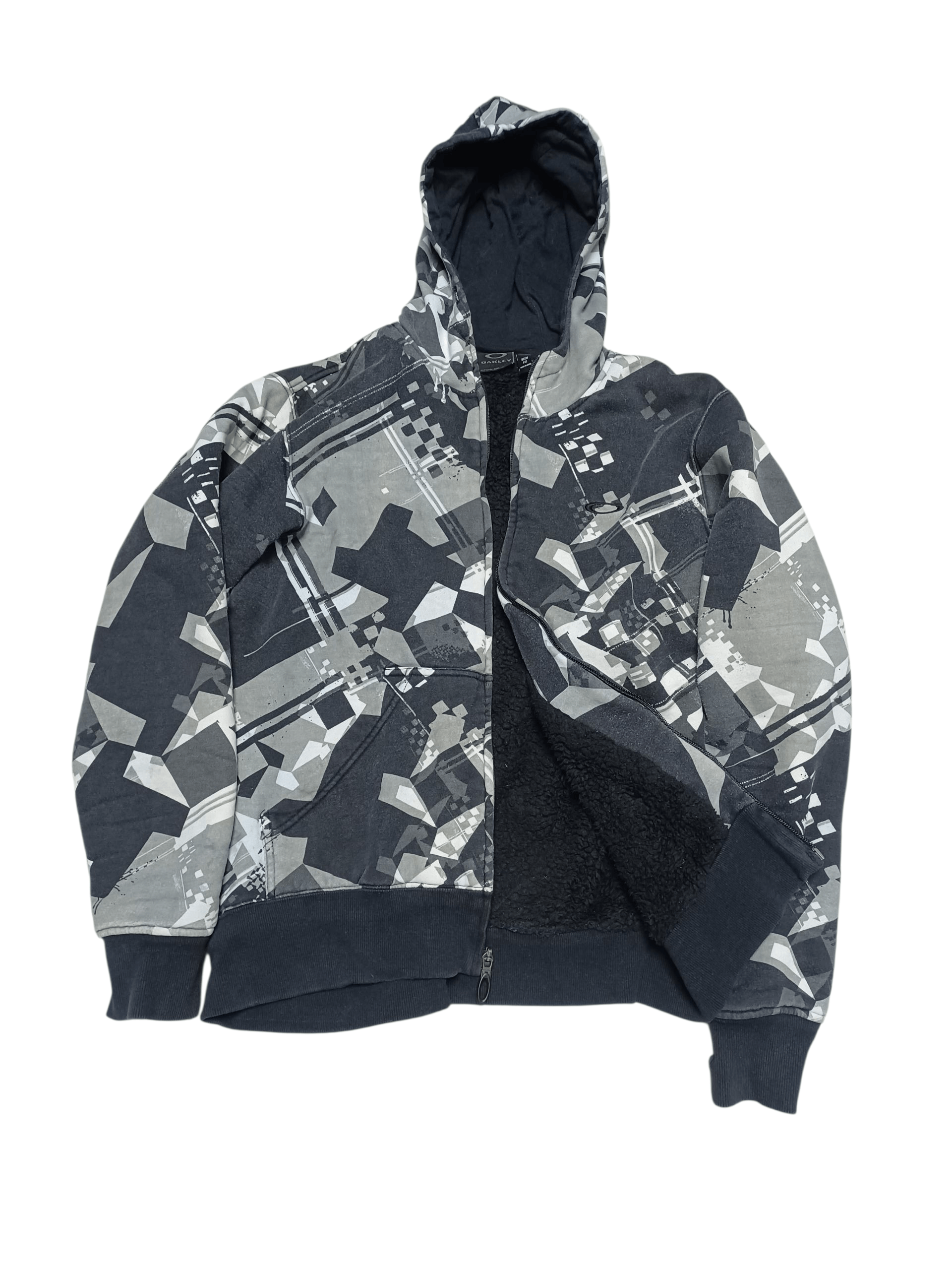Oakley OAKLEY VINTAGE 2008 FIRE SHERPA ZIP HOODIE Size US M / EU 48-50 / 2 - 1 Thumbnail