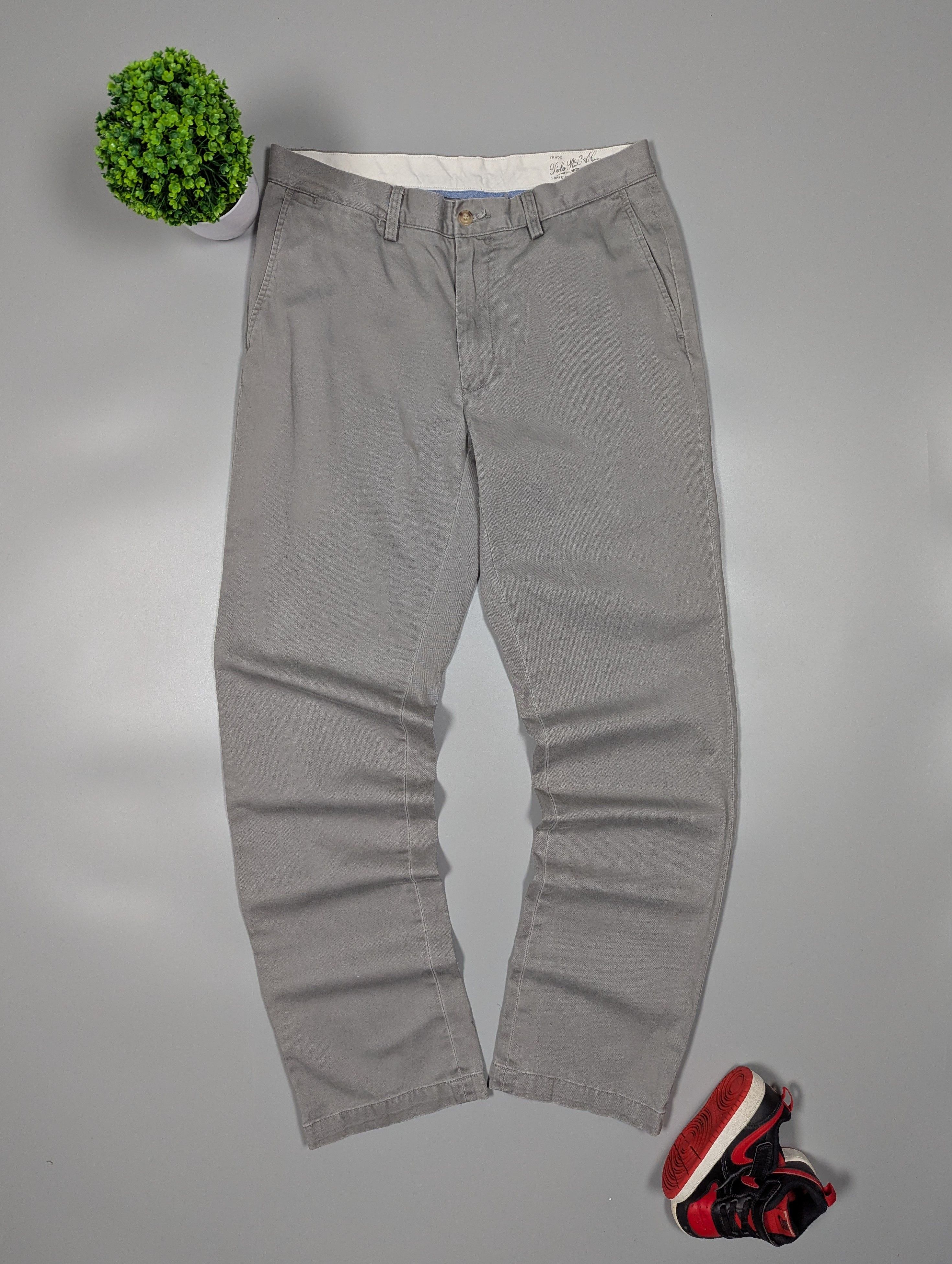 Polo Ralph Lauren × Vintage Polo Ralph Lauren Vintage Men's Gray Classic Chino Pants Size US 32 / EU 48 - 1 Thumbnail