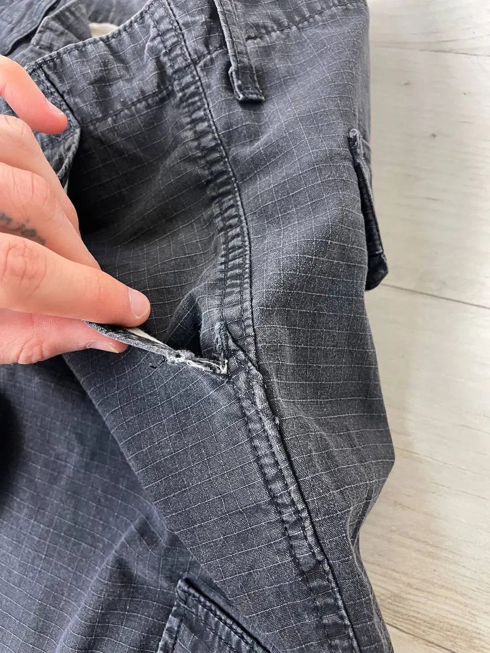 Carhartt Vintage Carhartt WIP Cargo Pants DistrIssed Work Size US 36 / EU 52 - 11 Thumbnail