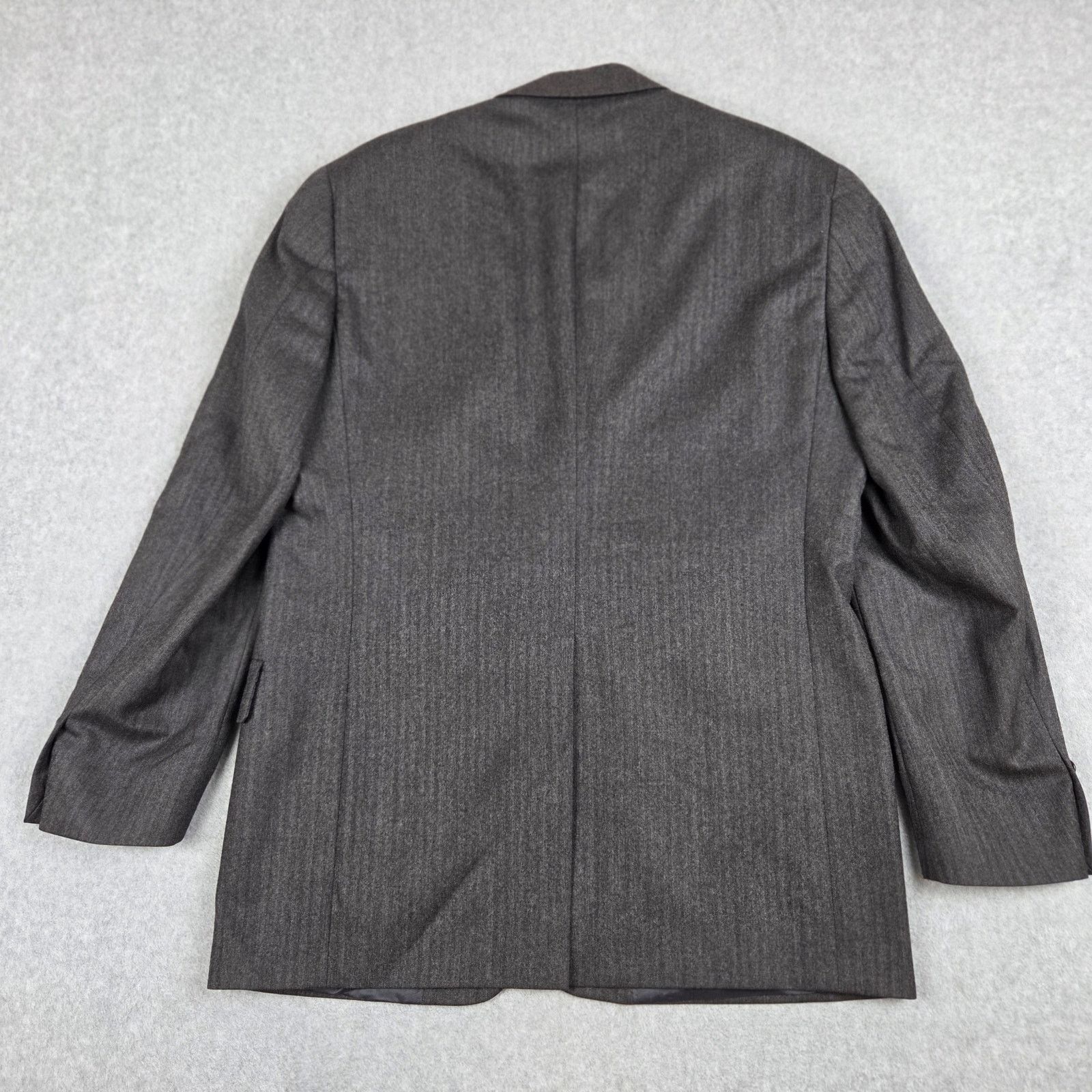 Hart Schaffner Marx Hart Schaffner Marx 41 Dark Gray Wool Blazer Sport Coat Size 40R - 6 Thumbnail