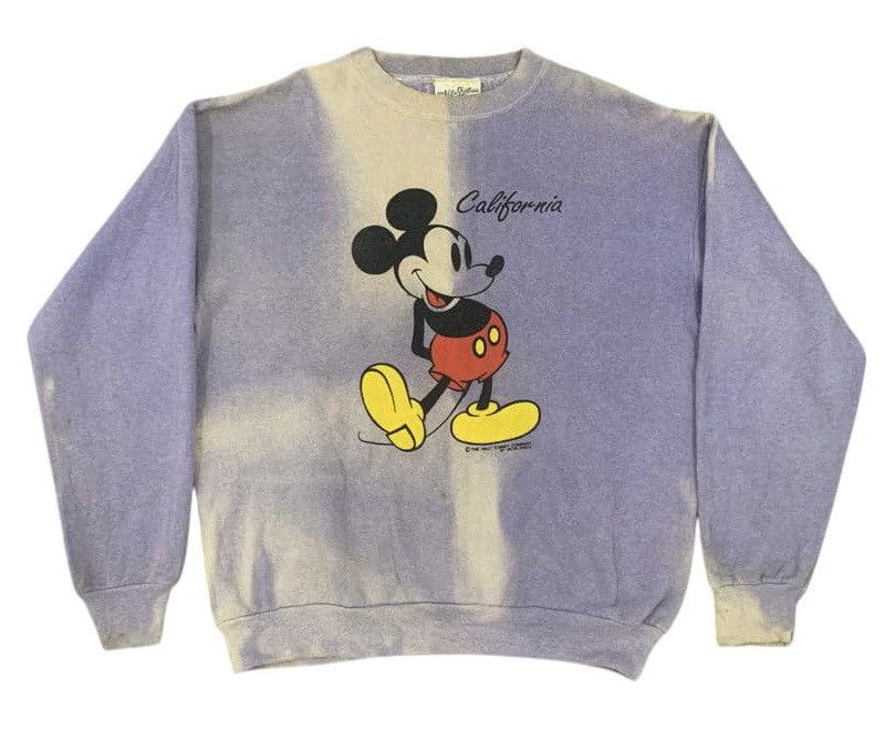 Mickey Mouse × Velva Sheen × Vintage Vintage Mickey Mouse Sweatshirt by Velva Sheen Made in Usa Size US M / EU 48-50 / 2 - 1 Thumbnail