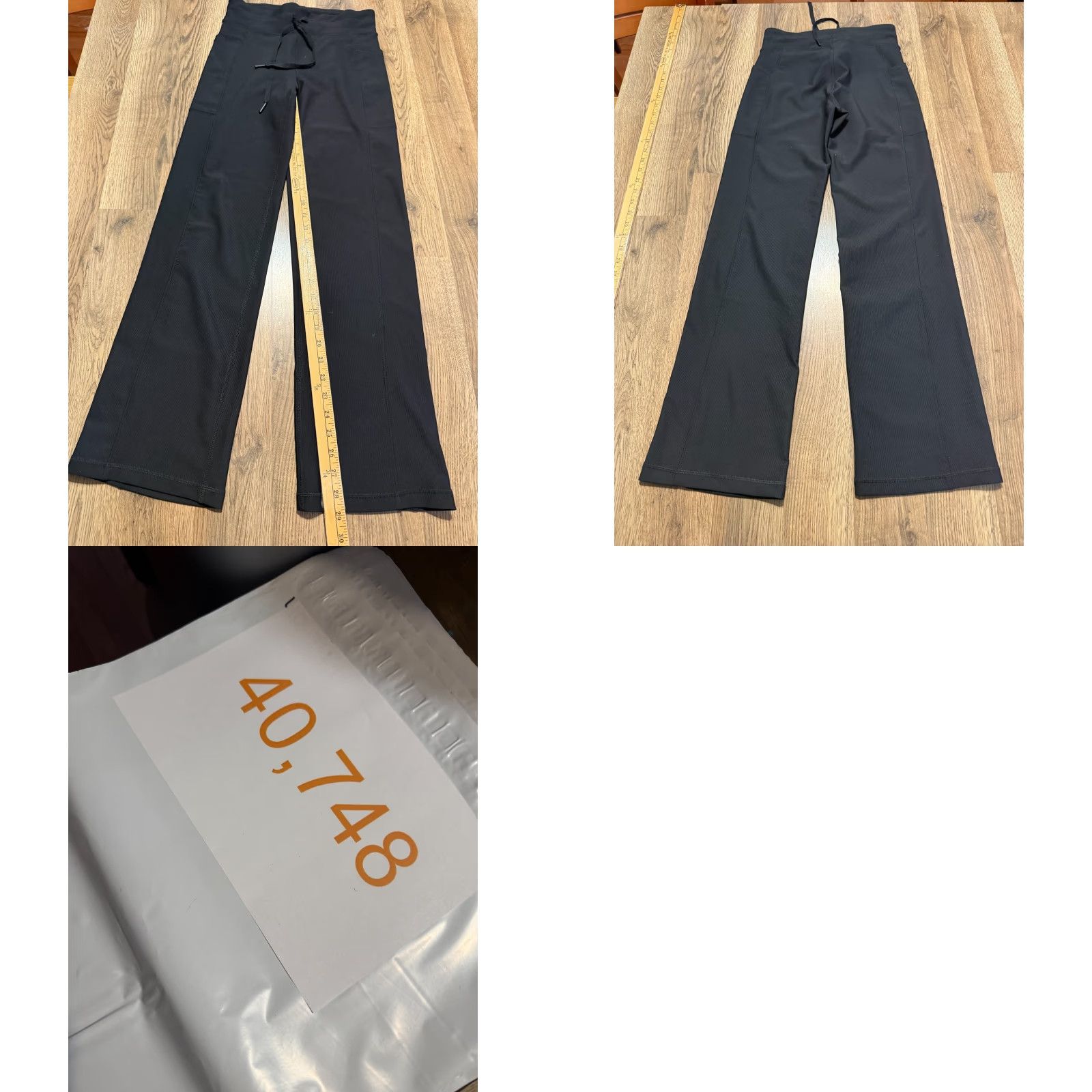 Vintage 32 Degree Cool Pants Women's Small Black Flared Drawstring Athletic Wear Pants Size 28" / US 6 / IT 42 - 8 Thumbnail