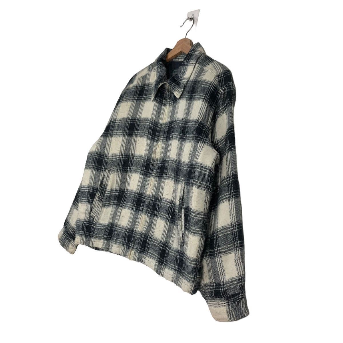 Flannel 🔥VINTAGE FLANNEL WOOL ZIPPER JACKET KEARNEY HOUSE JAPAN Size US M / EU 48-50 / 2 - 2 Thumbnail