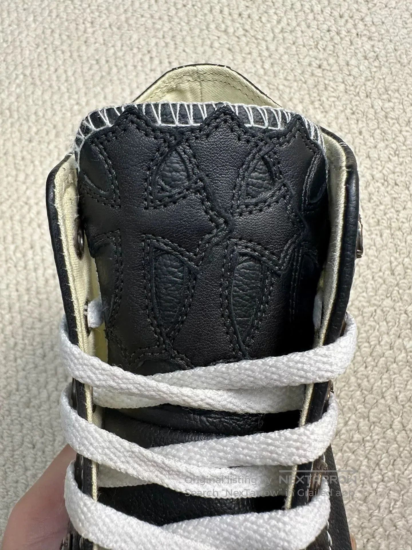 Chrome Hearts Chrome Hearts Converse Allstar Cross Leather. Size US 10 / EU 43 - 7 Thumbnail