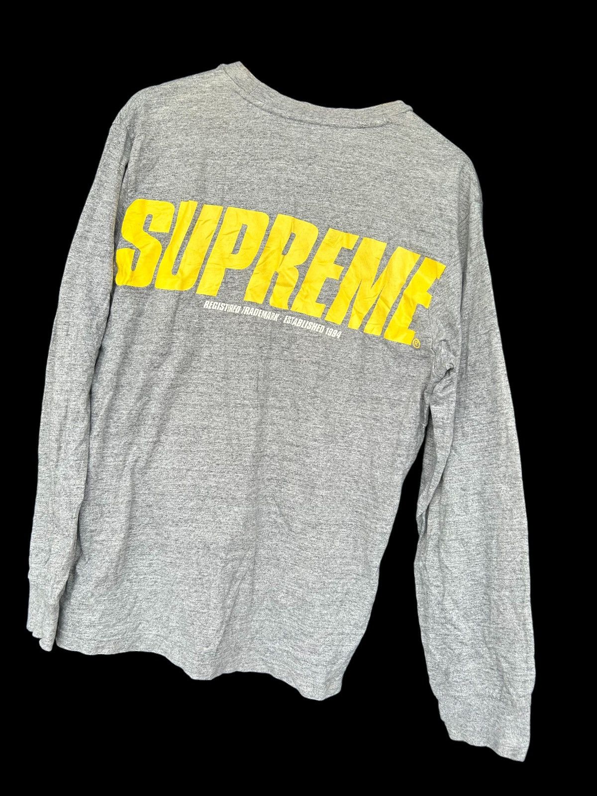 Supreme SUPREME Big Logo Longsleeve shirt Size US M / EU 48-50 / 2 - 2 Thumbnail