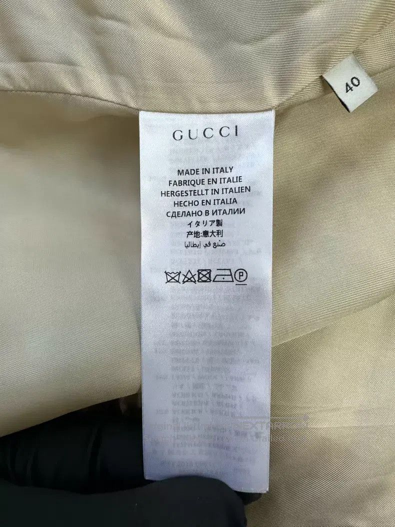 Gucci Gucci White and green tweed small fragrant vest jacket Size S / US 4 / IT 40 - 4 Thumbnail