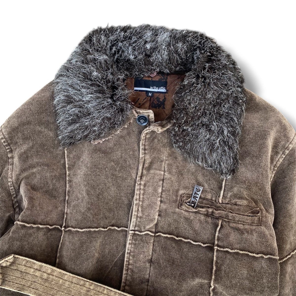In The Attic Vintage 90s In The Attic Style Brown Corduroy Jacket. #F8 Size M / US 6-8 / IT 42-44 - 2 Thumbnail