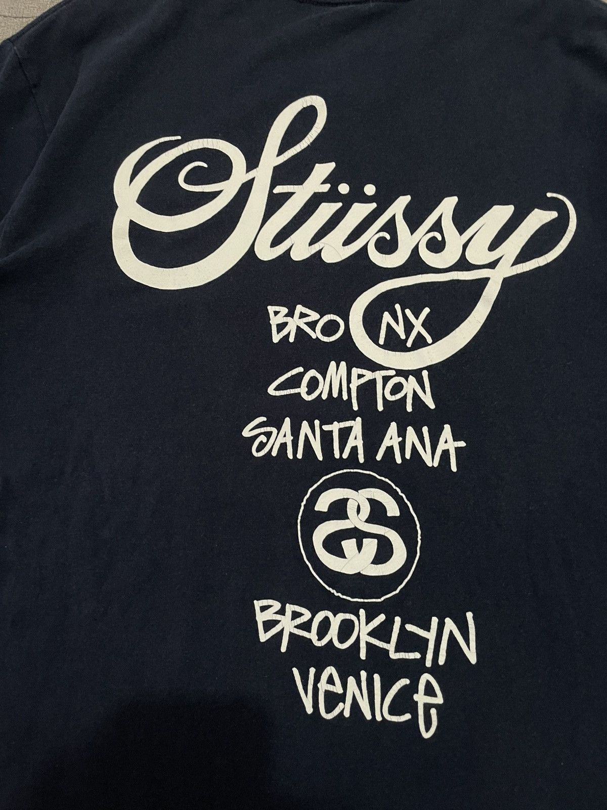 Stussy Stussy tour tshirt Size US M / EU 48-50 / 2 - 3 Thumbnail