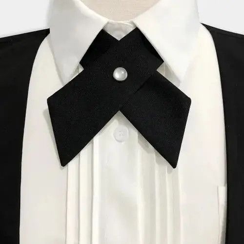 Vintage Detachable Crisscross bow tie Size ONE SIZE - 1 Thumbnail