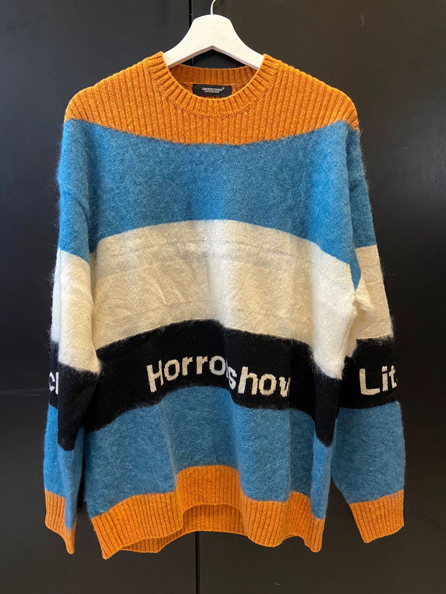 Undercover Undercover FW19 Clockwork Orange Colorblock Knit Sweater Size US XL / EU 56 / 4 - 1 Thumbnail