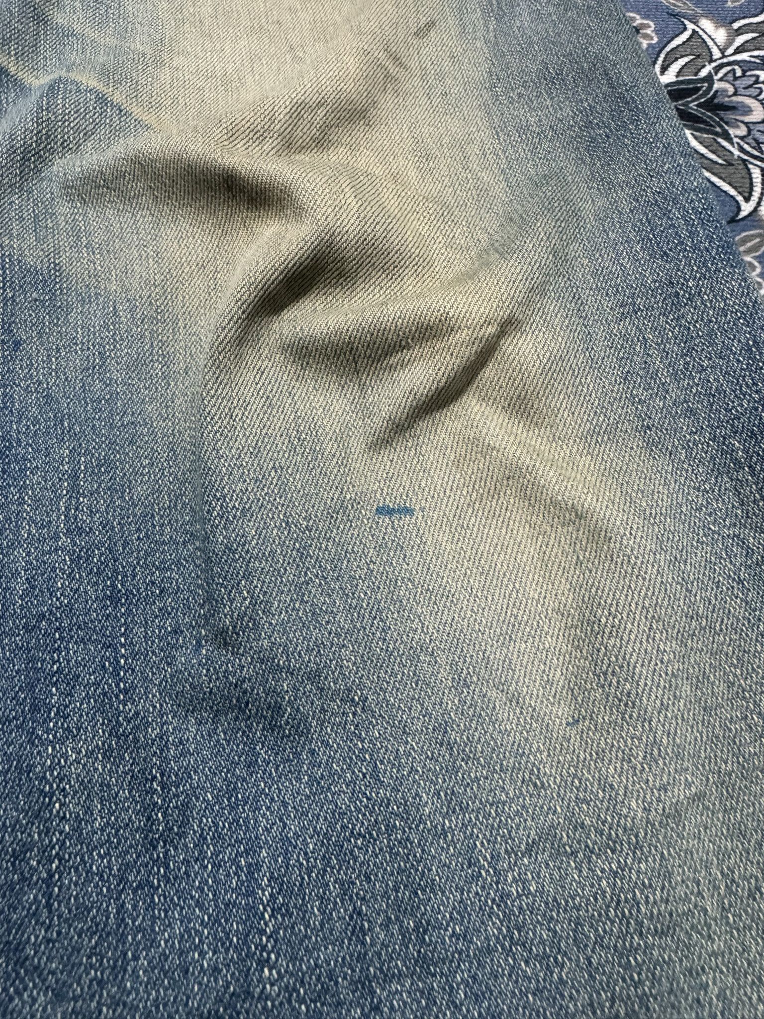 Designer × Maurizio Baldassari Vintage Y2K Maurizio Baldassari Distressed Baggy Jeans Size US 34 / EU 50 - 7 Thumbnail