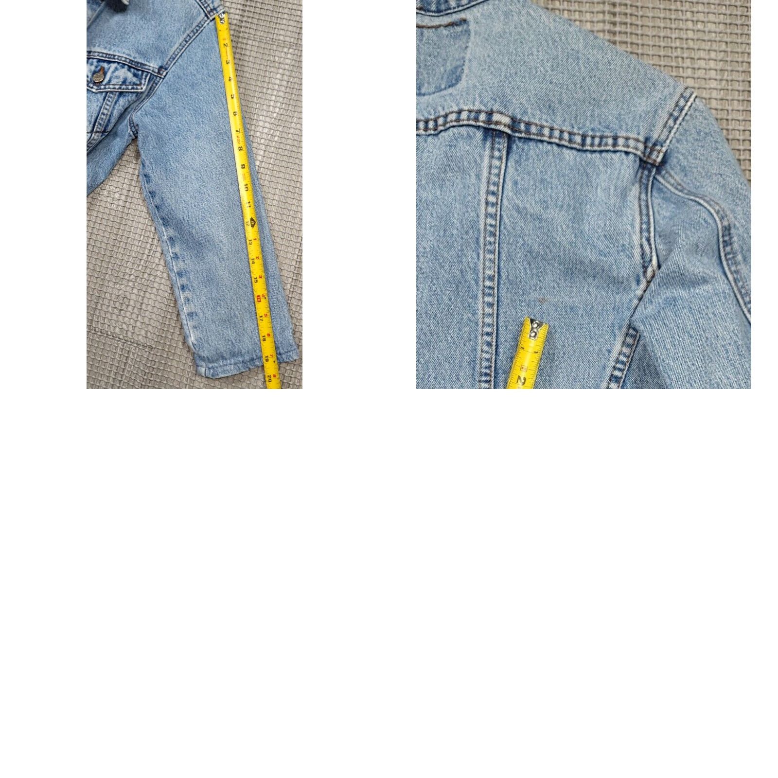 Denime VINTAGE carol's denim's Denim Jacket Womens M Blue 90s Biker Coat Jacket Casual Bohemian Motorcycle Pocket Embroidered Logo Collared Lightweight Size M / US 6-8 / IT 42-44 - 9 Thumbnail