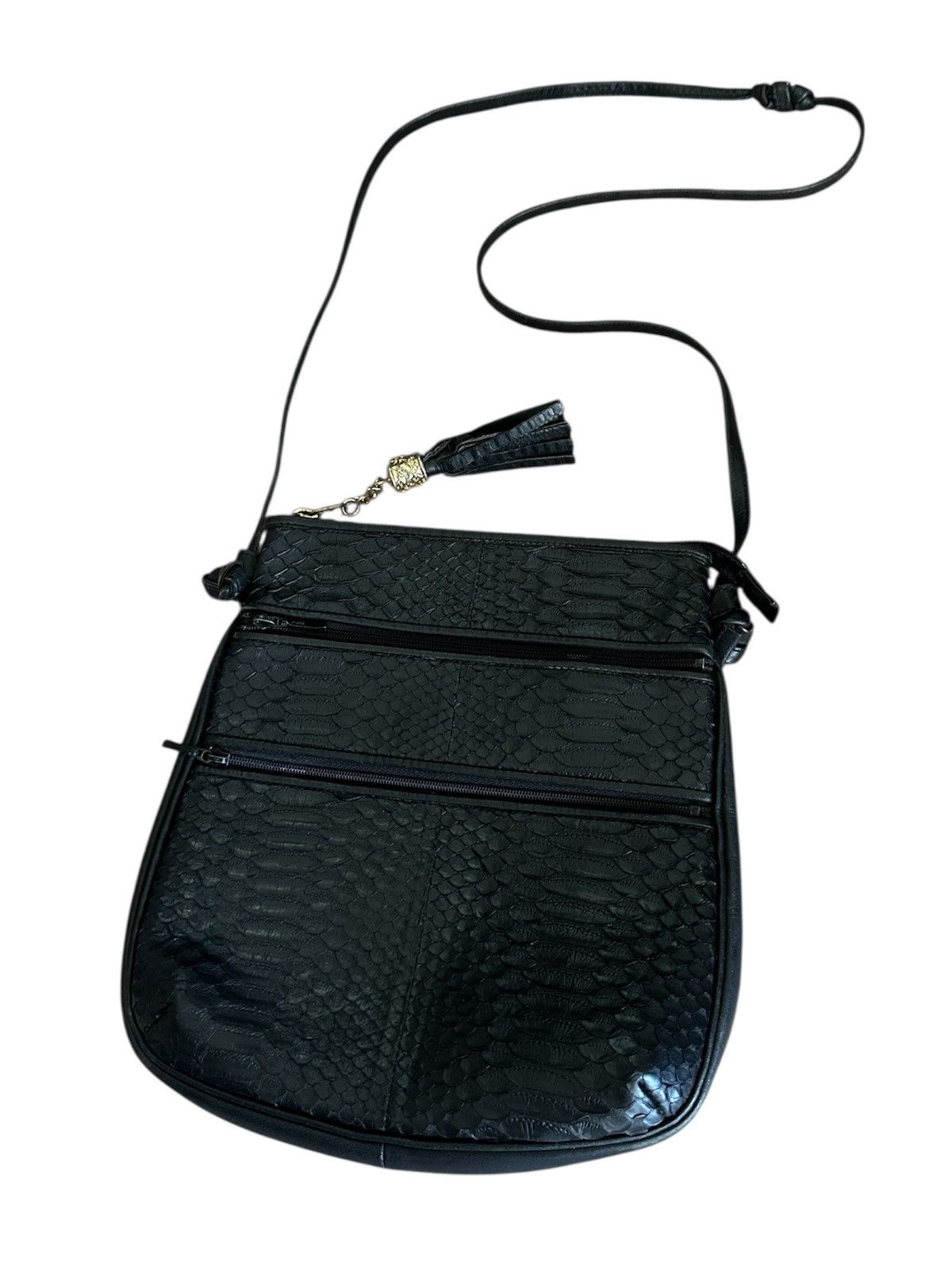 KMRii Vintage Made in Japan Snakeskin Leather Kmrii Style Bag Size ONE SIZE - 1 Thumbnail