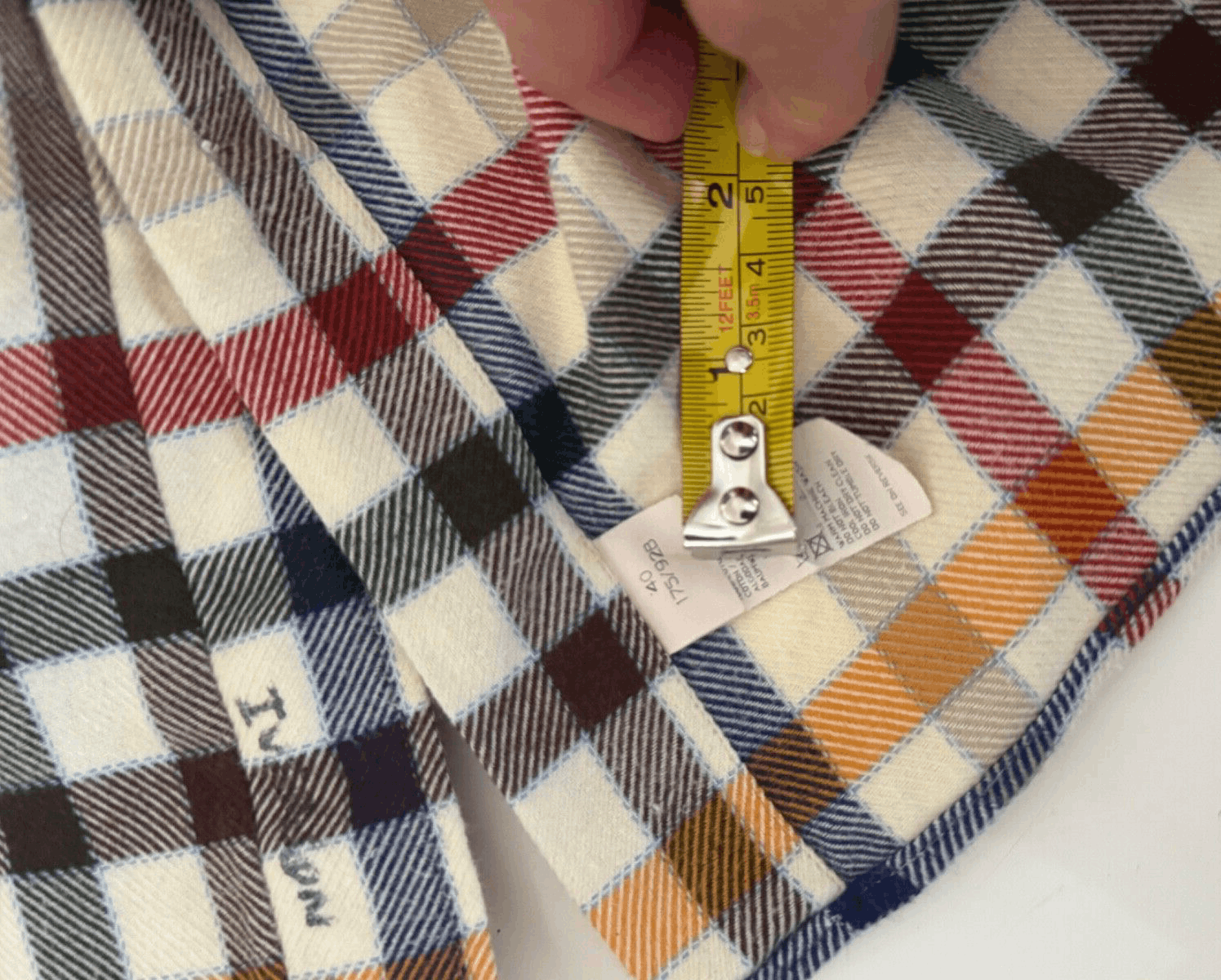 Paul & Shark Paul & Shark Men 40 M Button Flannel Multi Check ITALY Size US M / EU 48-50 / 2 - 7 Thumbnail