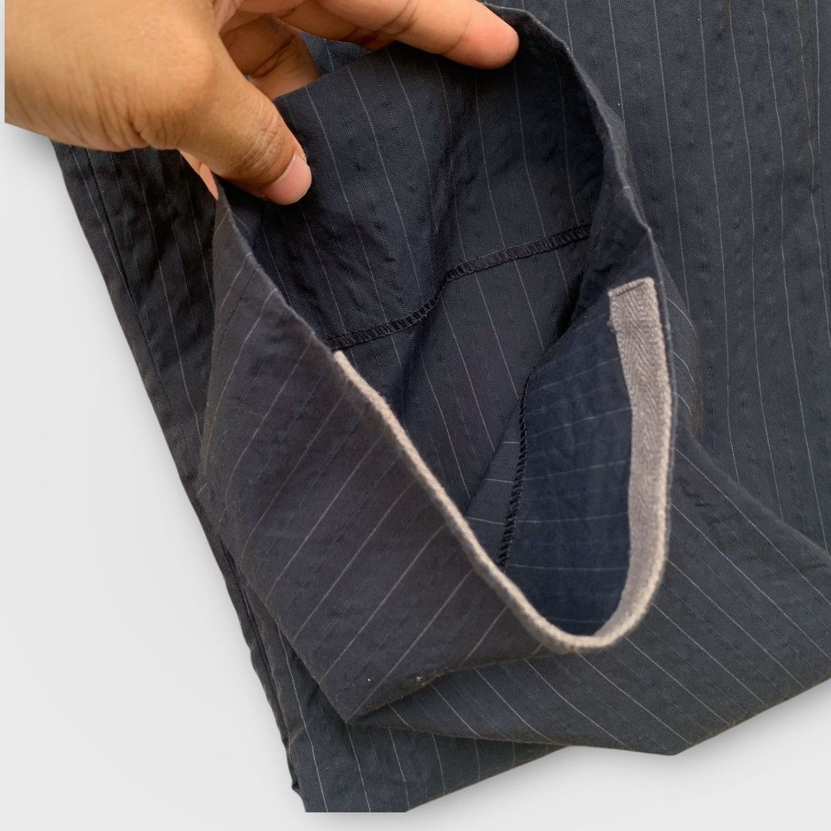Hermes Vintage Hermes Paris Classic Straight Trousers Stripe Pant Size US 32 / EU 48 - 8 Thumbnail