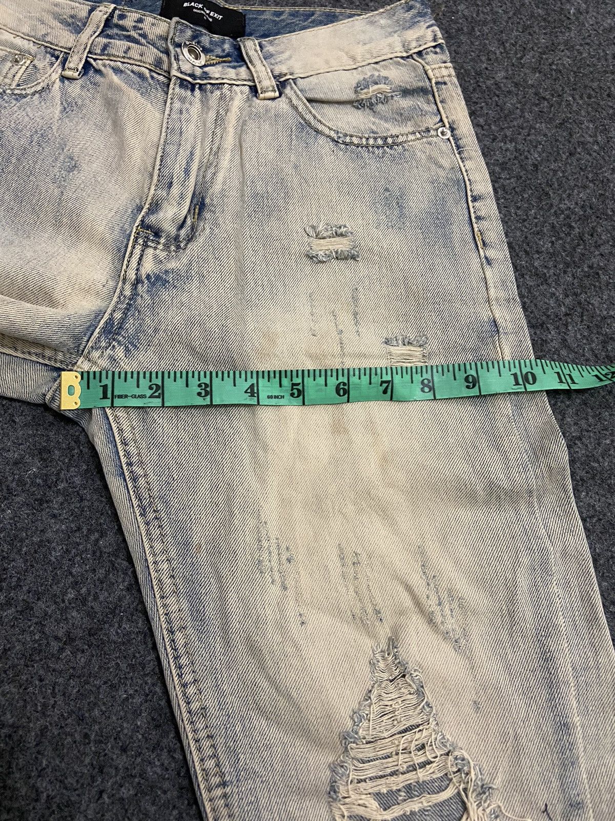 Hysteric Glamour × If Six Was Nine × Le Grande Bleu (L.G.B.) Black of exit denim pants desetresed rider Size US 27 - 13 Thumbnail