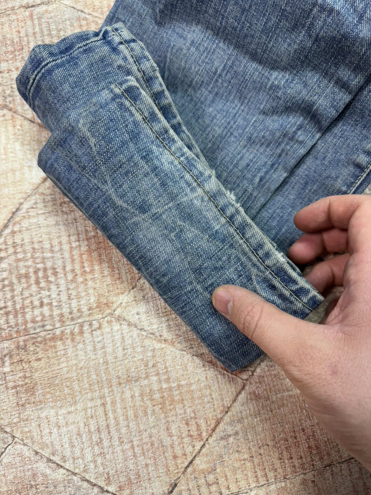Denim & Supply Ralph Lauren × Ralph Lauren Polo Ralph Denim & Supply Slim Raw Blue Washed Denim 32/34 Size US 32 / EU 48 - 20 Thumbnail