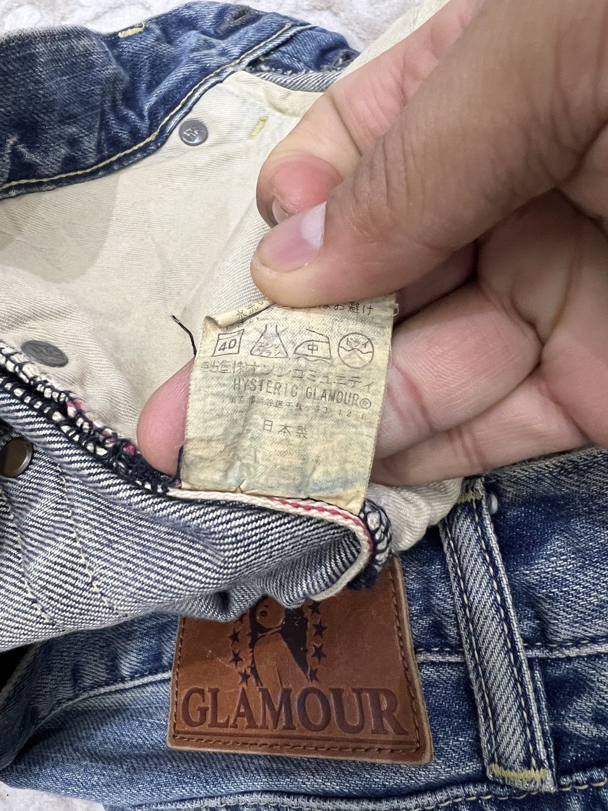 Hysteric Glamour × The Rolling Stones HYSTERIC GLAMOUR X THE ROLLING STONES DISTRESSED DENIM Size US 32 / EU 48 - 21 Thumbnail
