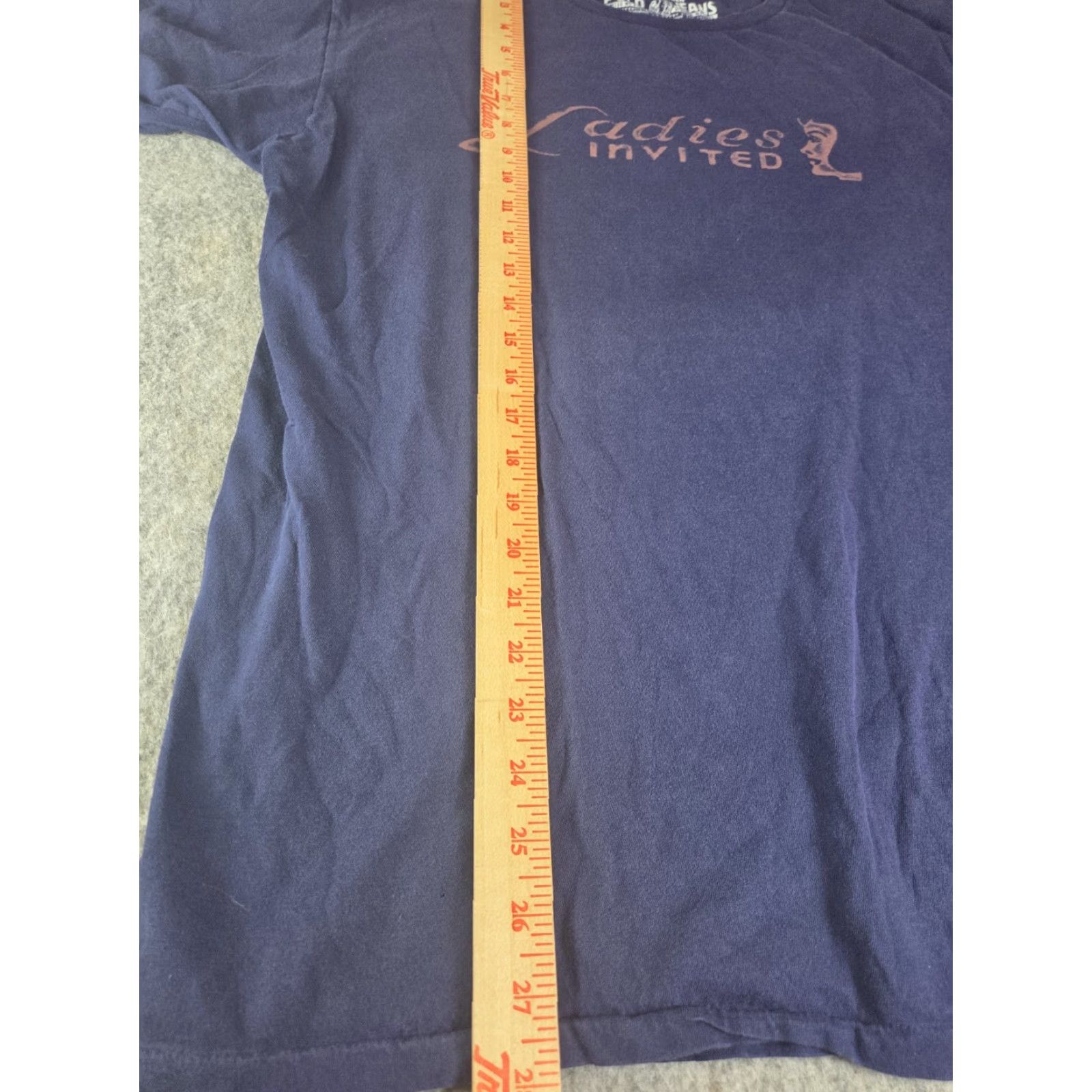 Ralph Lauren Ralph Lauren Polo Jeans T Shirt Slim Fit Ladies Invited Sz Large Distressed Blue L Short Sleeve Men Size US L / EU 52-54 / 3 - 7 Thumbnail
